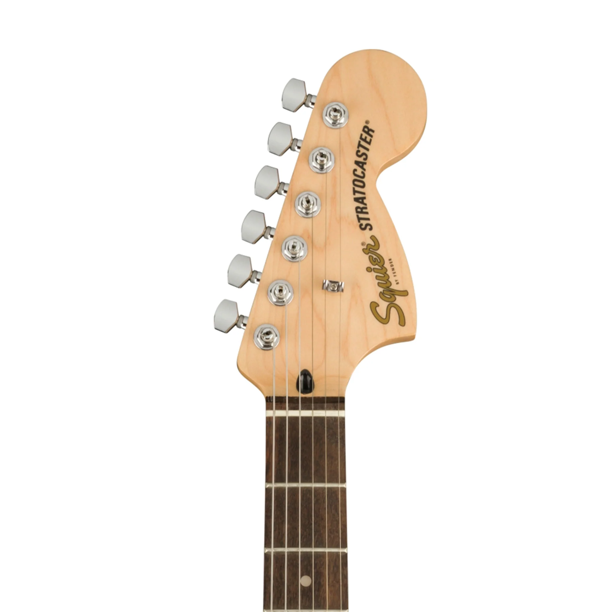 Squier FSR Affinity Series Stratocaster Guitar w/White Pearloid Pickguard, Laurel FB, Arctic White - Image 5