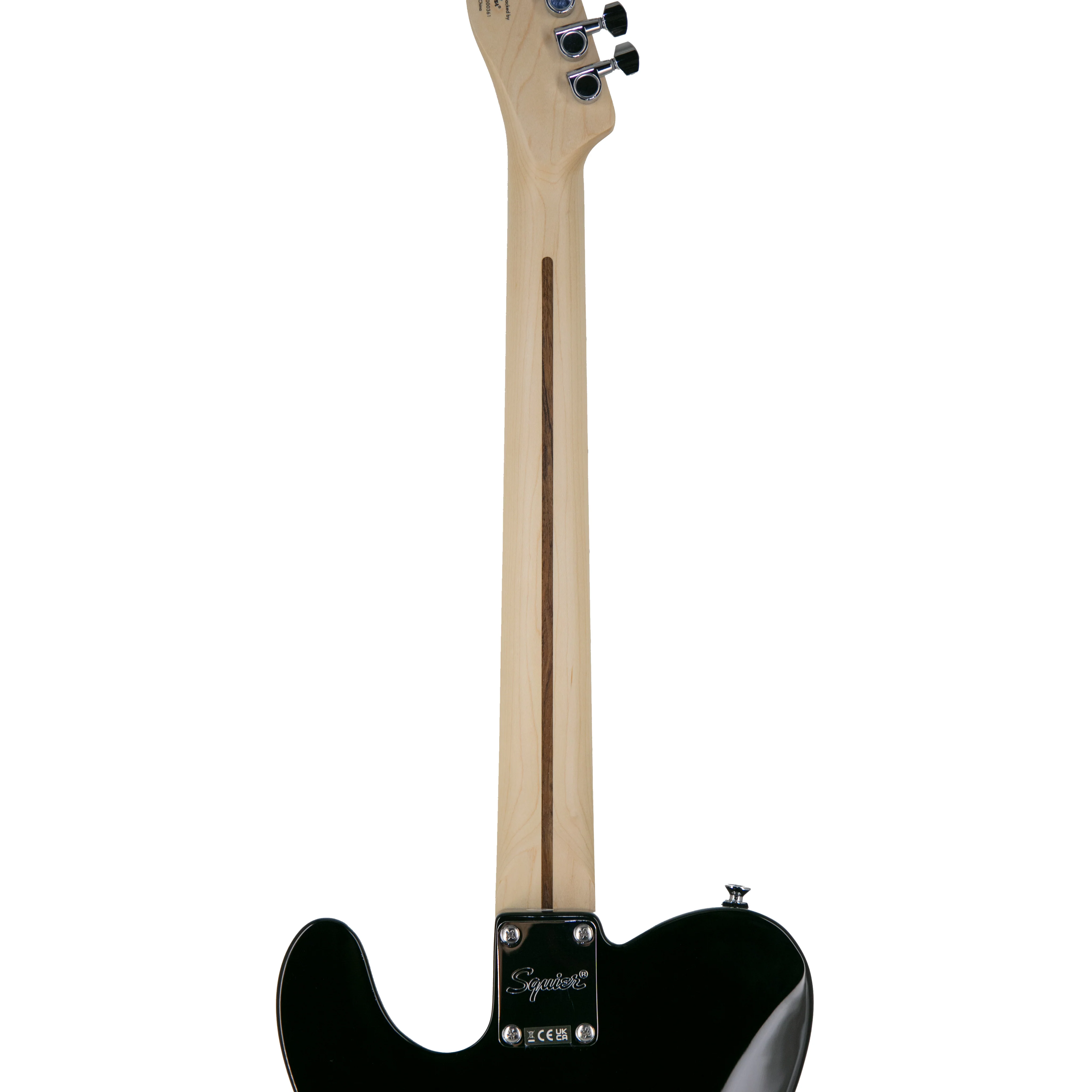 Squier FSR Affinity Series Telecaster Electric Guitar, Maple FB, Black - Image 6