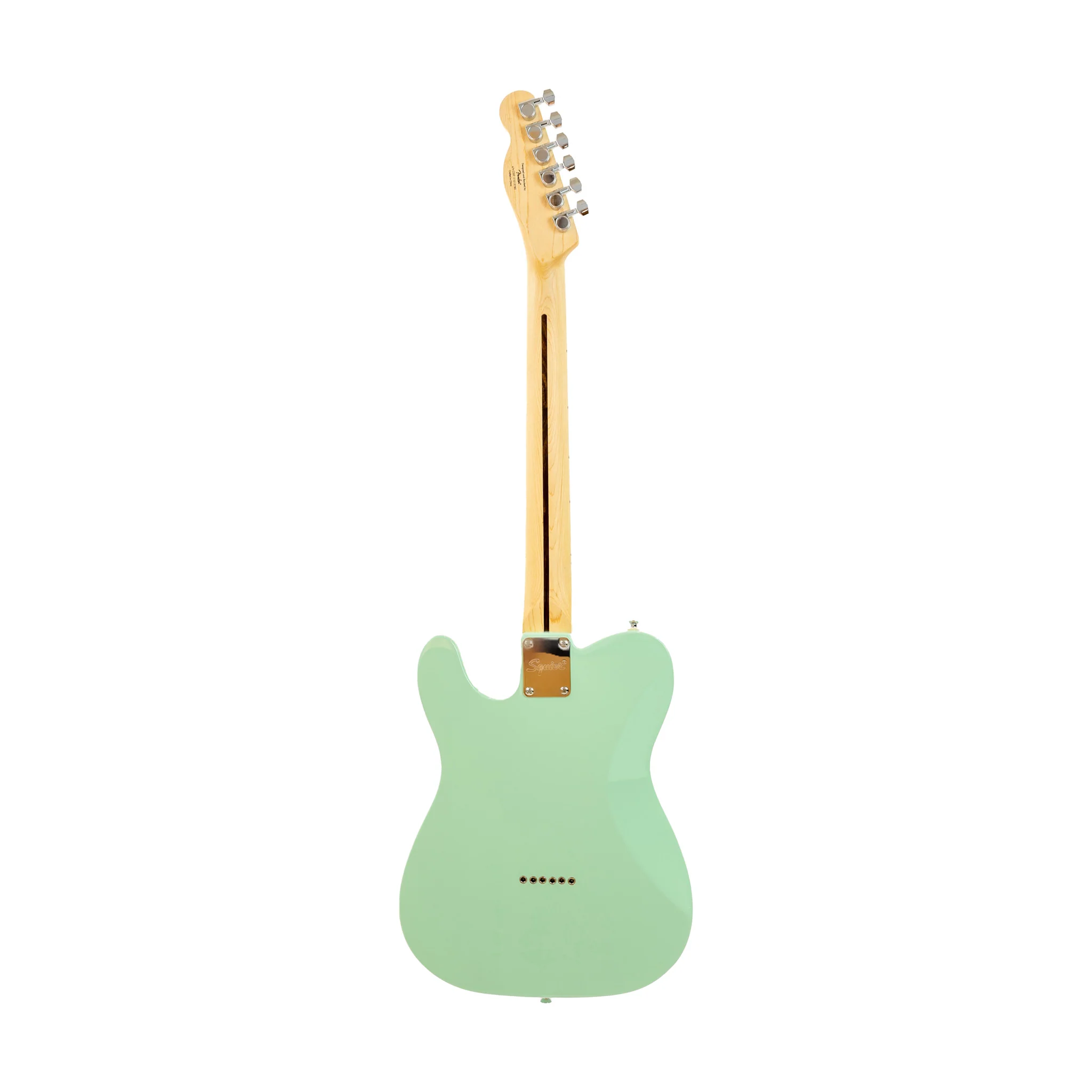Squier FSR Affinity Series Telecaster Electric Guitar, Maple FB, Surf Green - Image 2