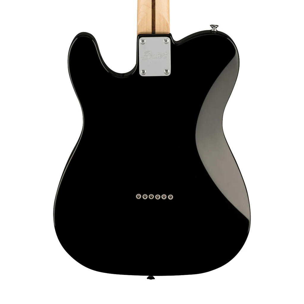 Squier FSR Affinity Series Telecaster Electric Guitar w/Tortoiseshell Pickguard, Laurel FB, Black - Image 4