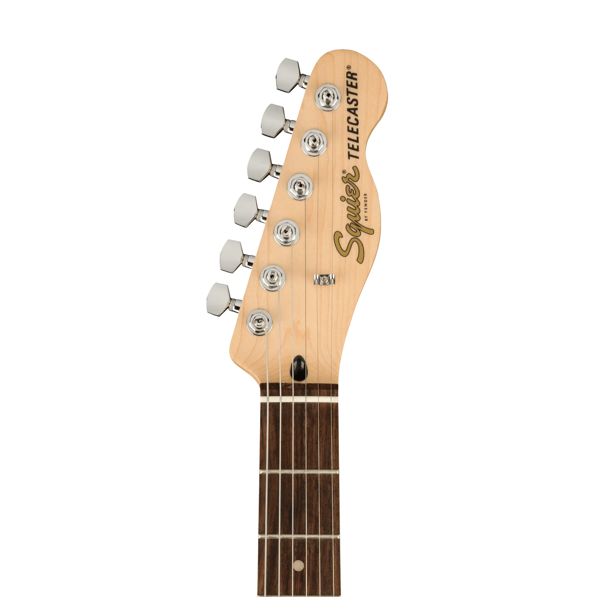 Squier FSR Affinity Series Telecaster Electric Guitar w/Tortoiseshell Pickguard, Laurel FB, Black - Image 6