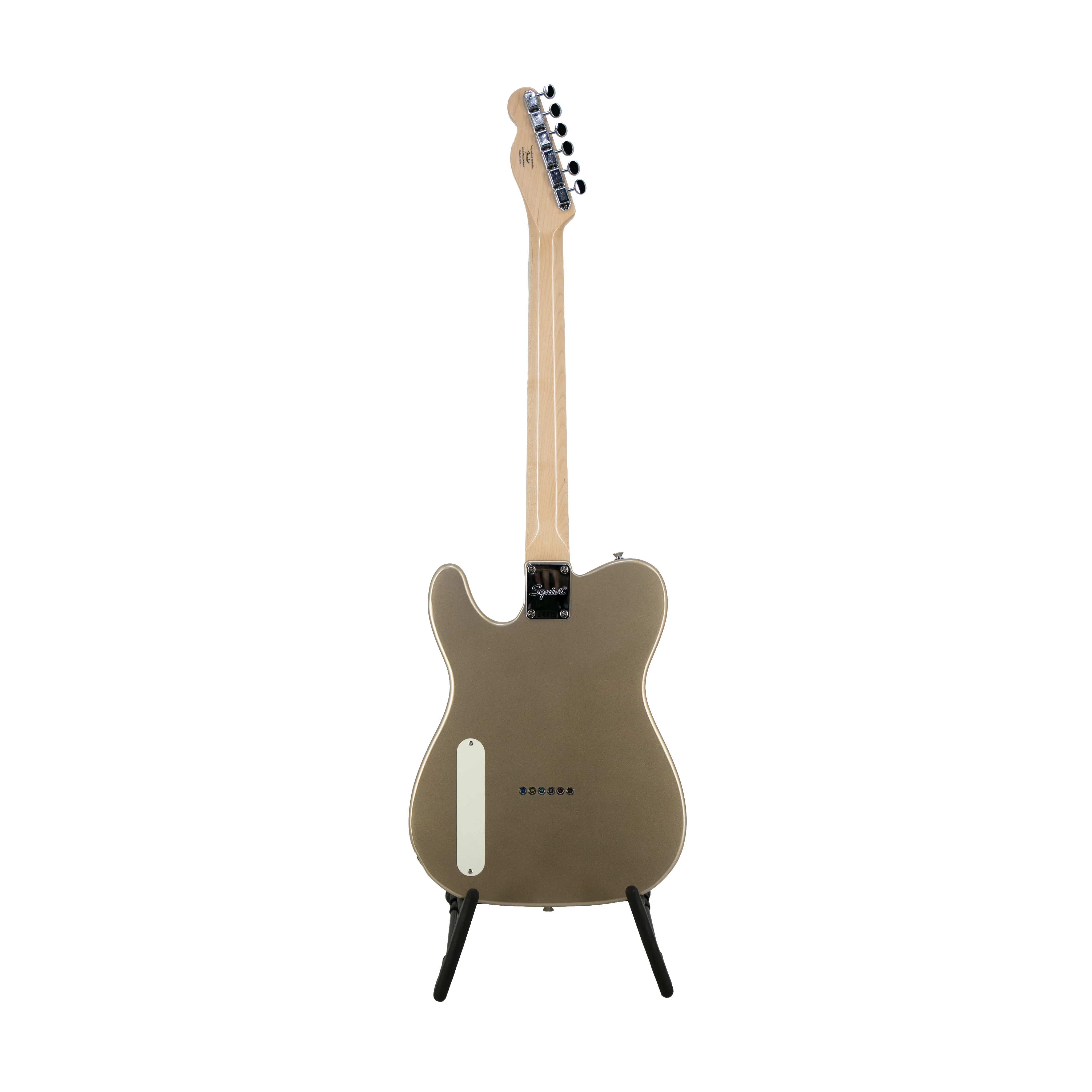 Squier FSR Cabronita Thinline Telecaster Electric Guitar, Laurel FB, Shoreline Gold - Image 2