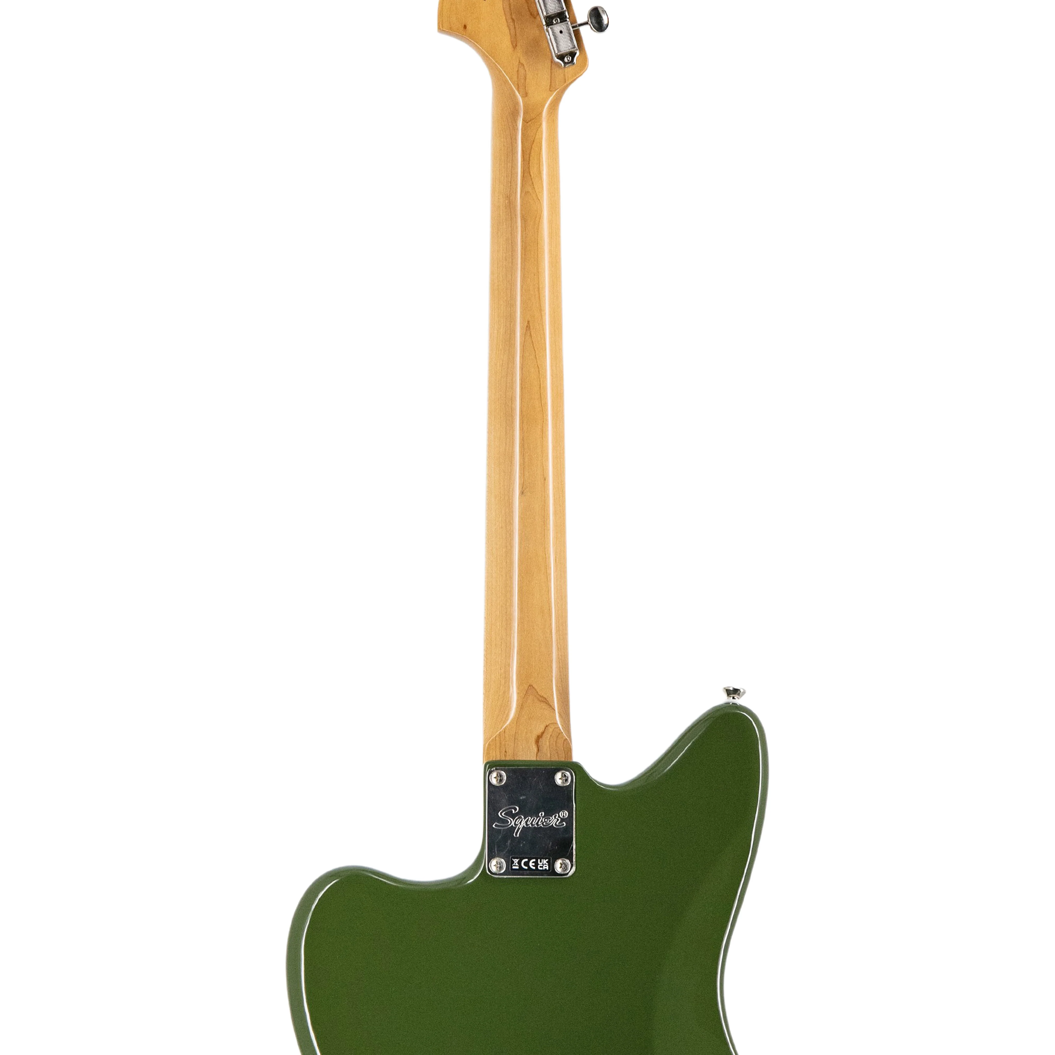 Squier FSR Classic Vibe 60s Jazzmaster Electric Guitar, Laurel FB, Olive Metallic - Image 6
