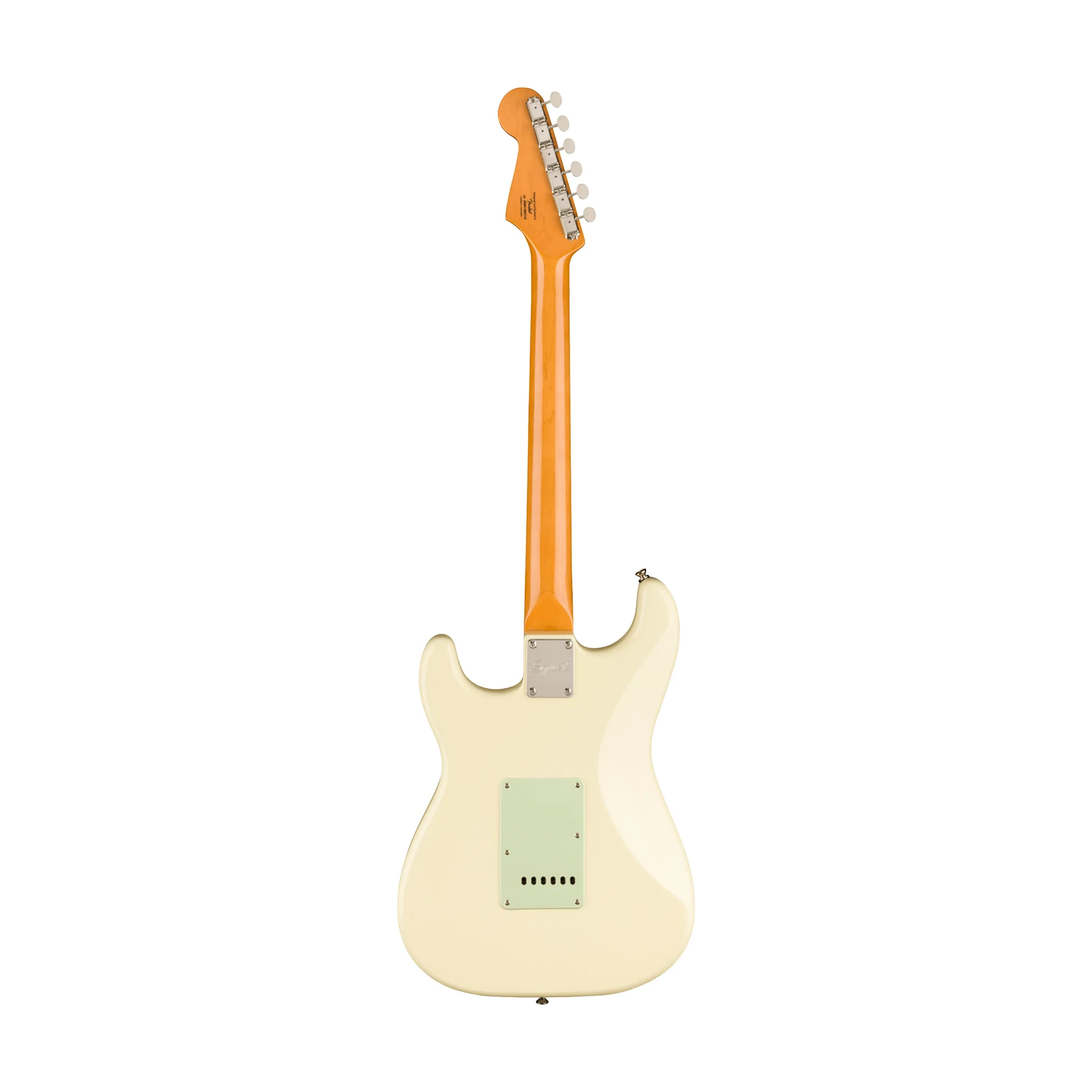 Squier FSR Classic Vibe 60s Stratocaster Electric Guitar, Indian Laurel FB, Olympic White - Image 2