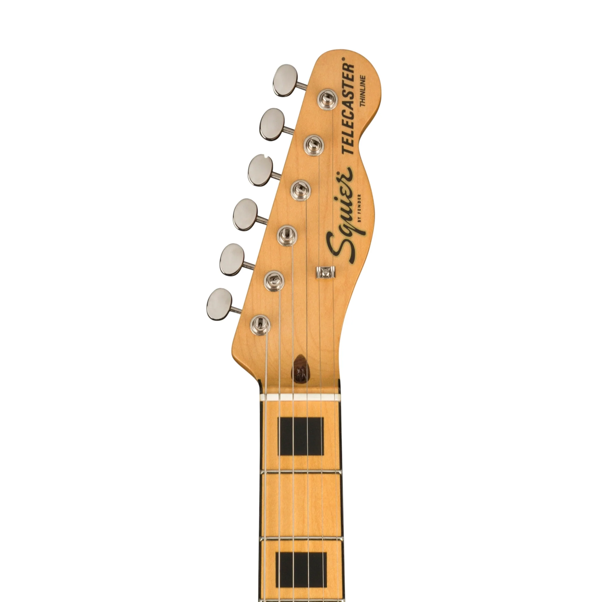 Squier FSR Classic Vibe 70s Telecaster Thinline Electric Guitar, Olympic White - Image 6