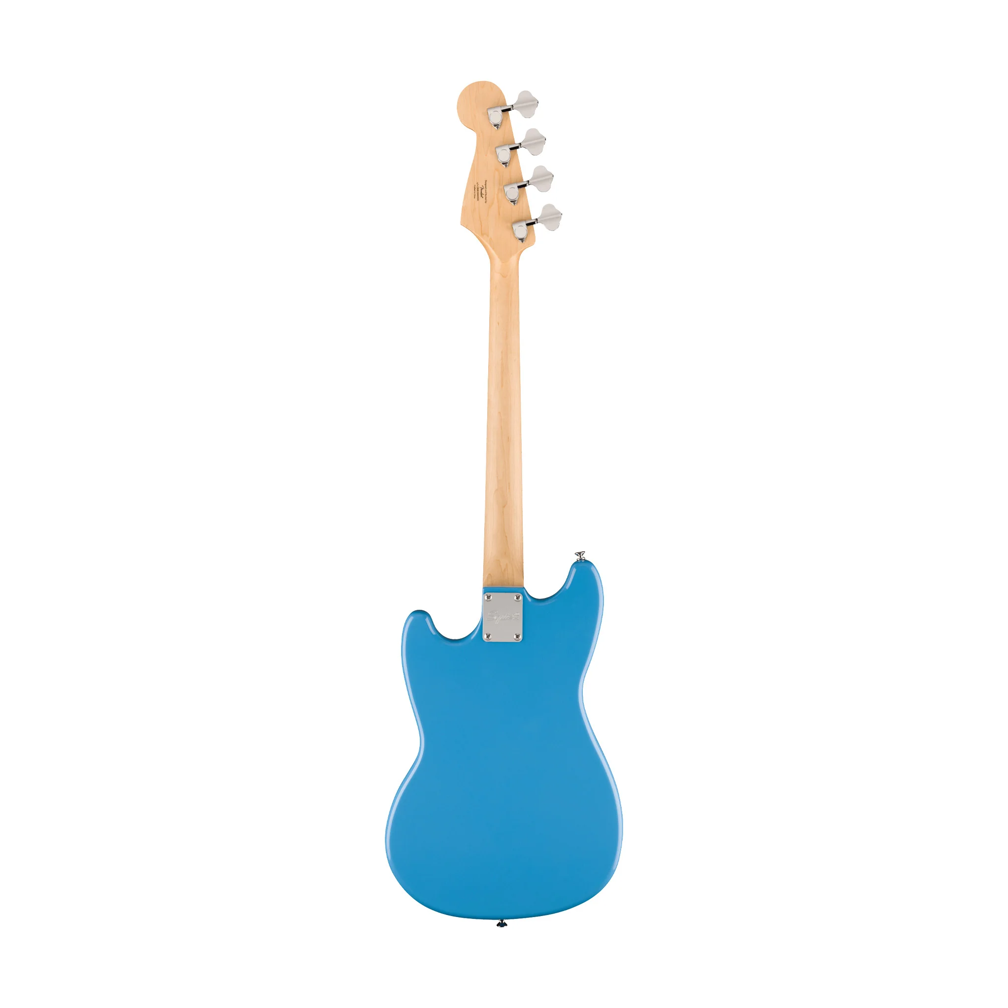 Squier FSR Sonic Bronco Bass Guitar w/Black Pickguard, Maple FB, California Blue (B-Stock) - Image 2