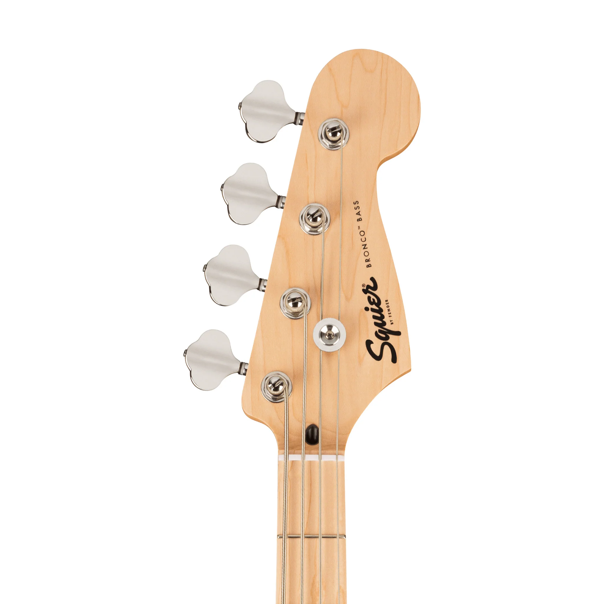 Squier FSR Sonic Bronco Bass Guitar w/Black Pickguard, Maple FB, California Blue (B-Stock) - Image 6