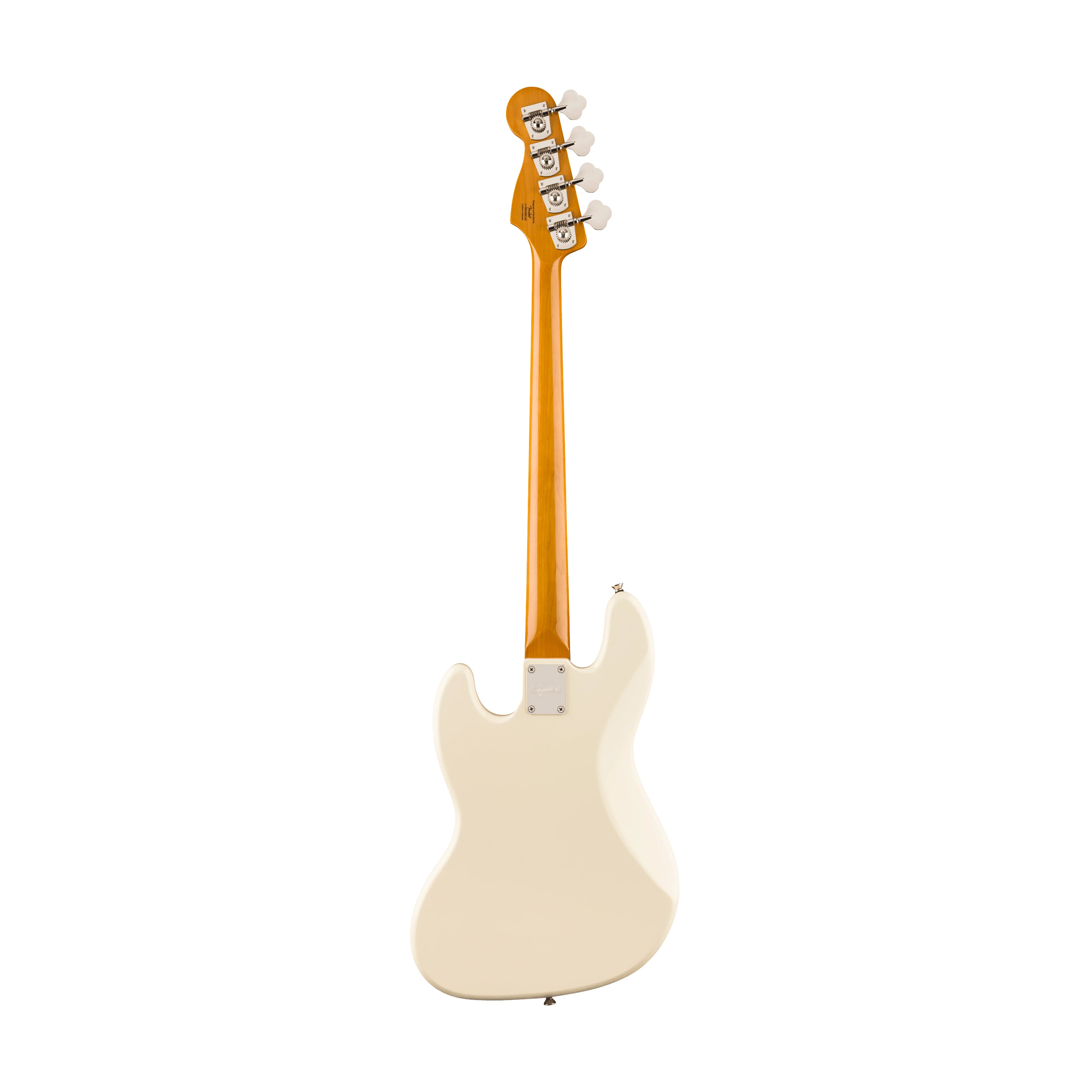Squier Limited Edition Classic Vibe 60s Mid-60s Jazz Bass Guitar, Laurel FB, Olympic White - Image 2