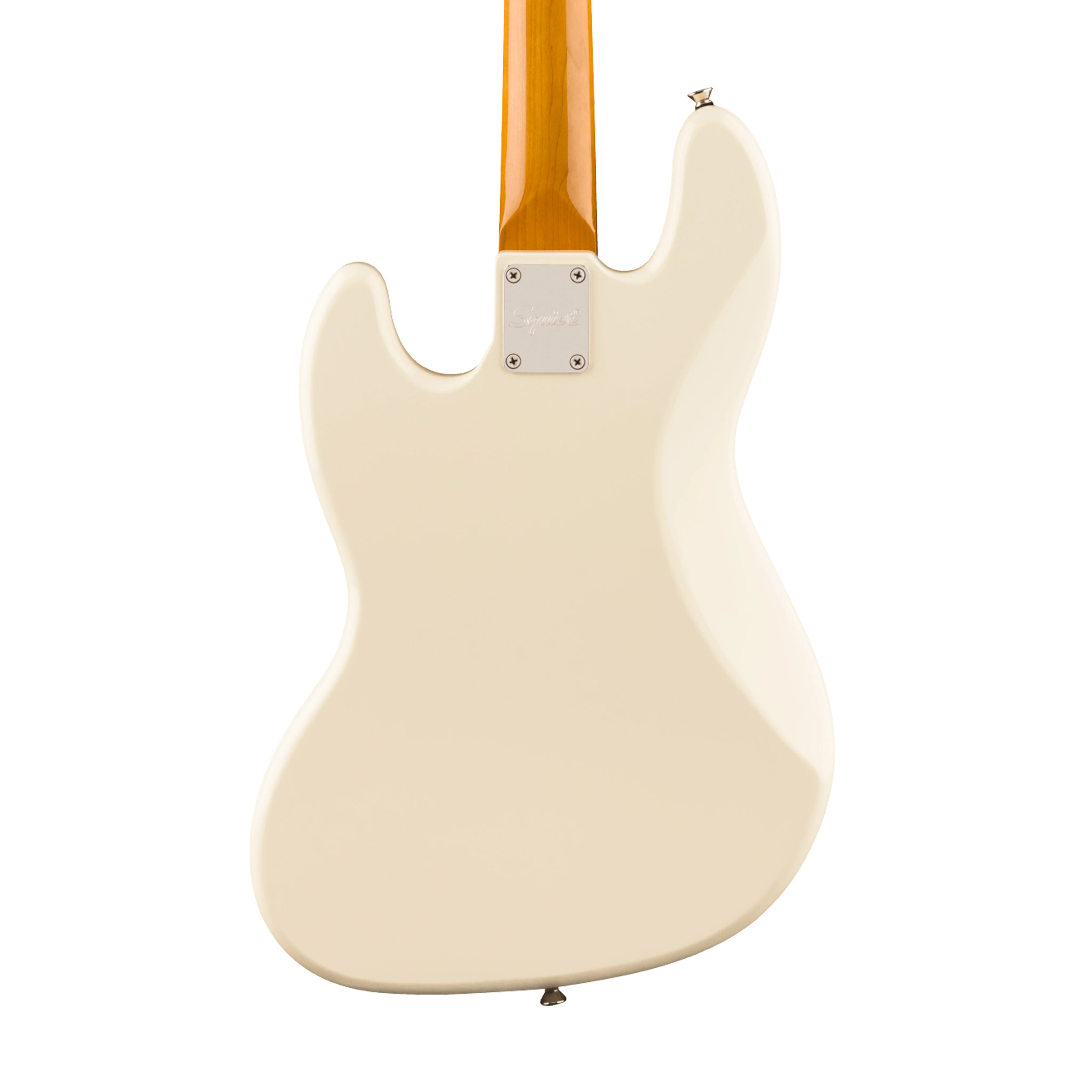 Squier Limited Edition Classic Vibe 60s Mid-60s Jazz Bass Guitar, Laurel FB, Olympic White - Image 4
