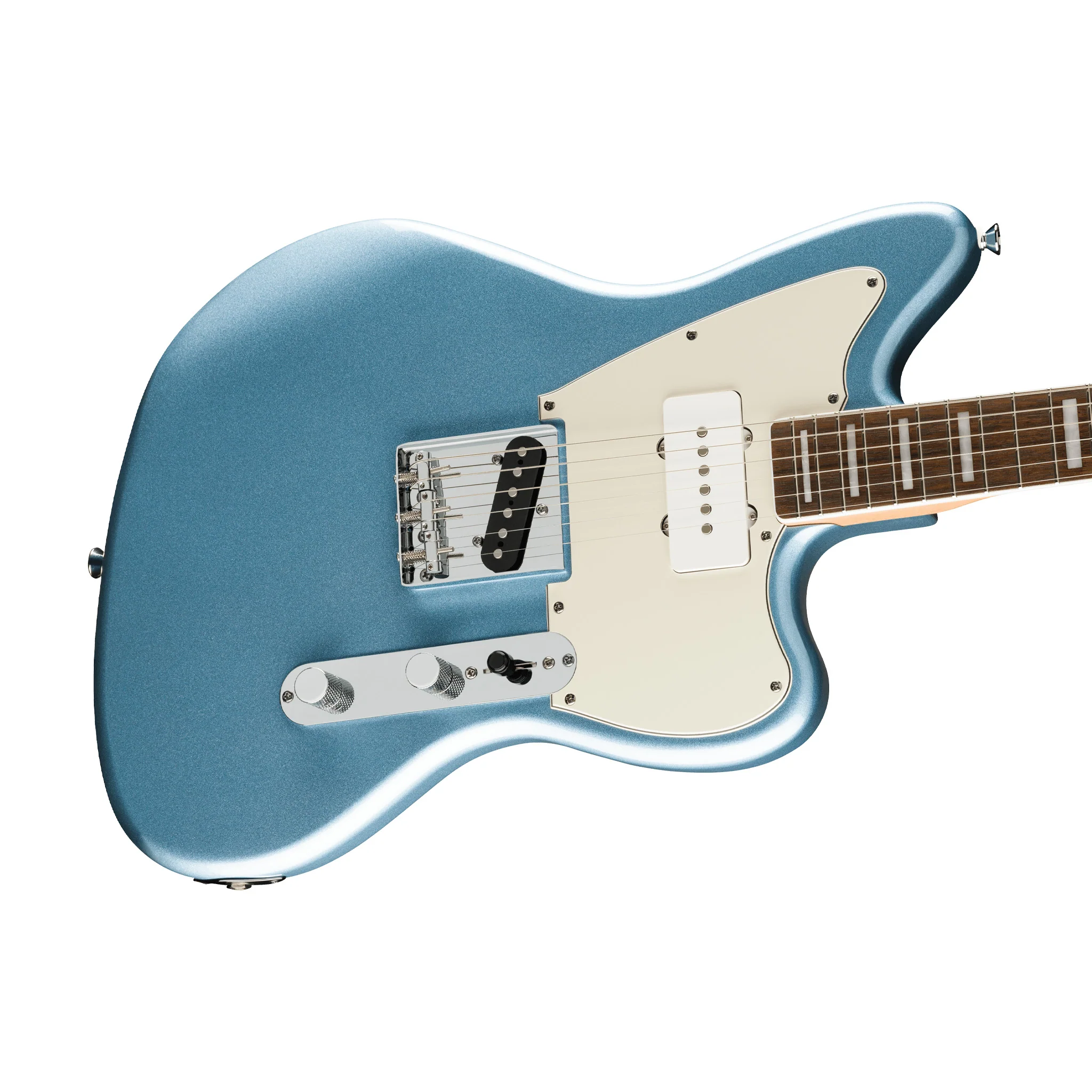 Squier Limited Edition Paranormal Offset Telecaster SJ Electric Guitar, Laurel FB, Ice Blue Metallic - Image 5