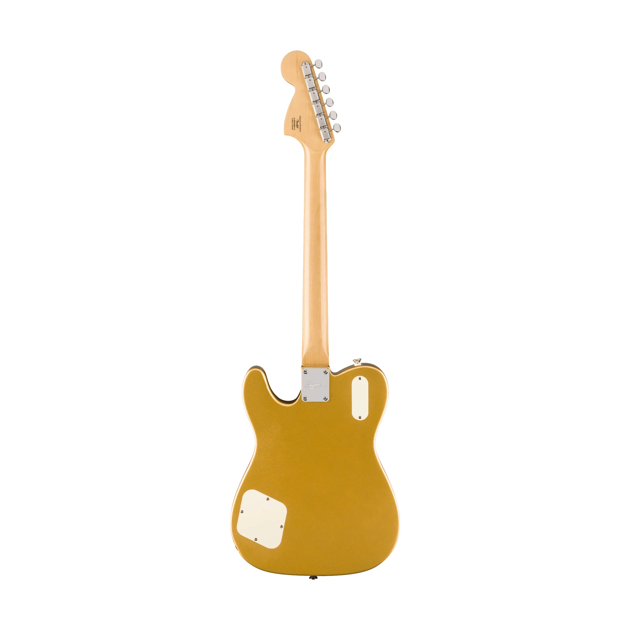 Squier Limited Edition Paranormal Troublemaker Telecaster Deluxe Guitar, Laurel FB, Aztec Gold - Image 2