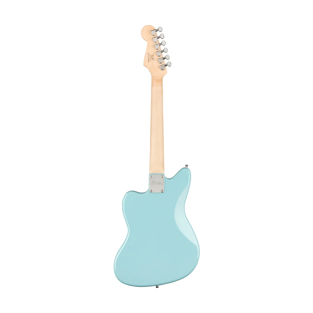 Squier Mini Jazzmaster HH Electric Guitar, Maple FB, Daphne Blue - Image 2