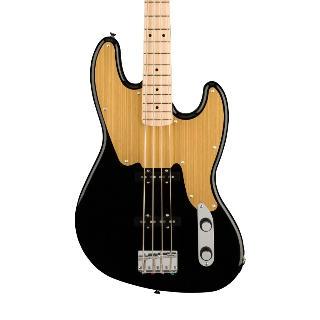 Squier Paranormal Series 54 Jazz Bass Electric Guitar, Black - Image 3