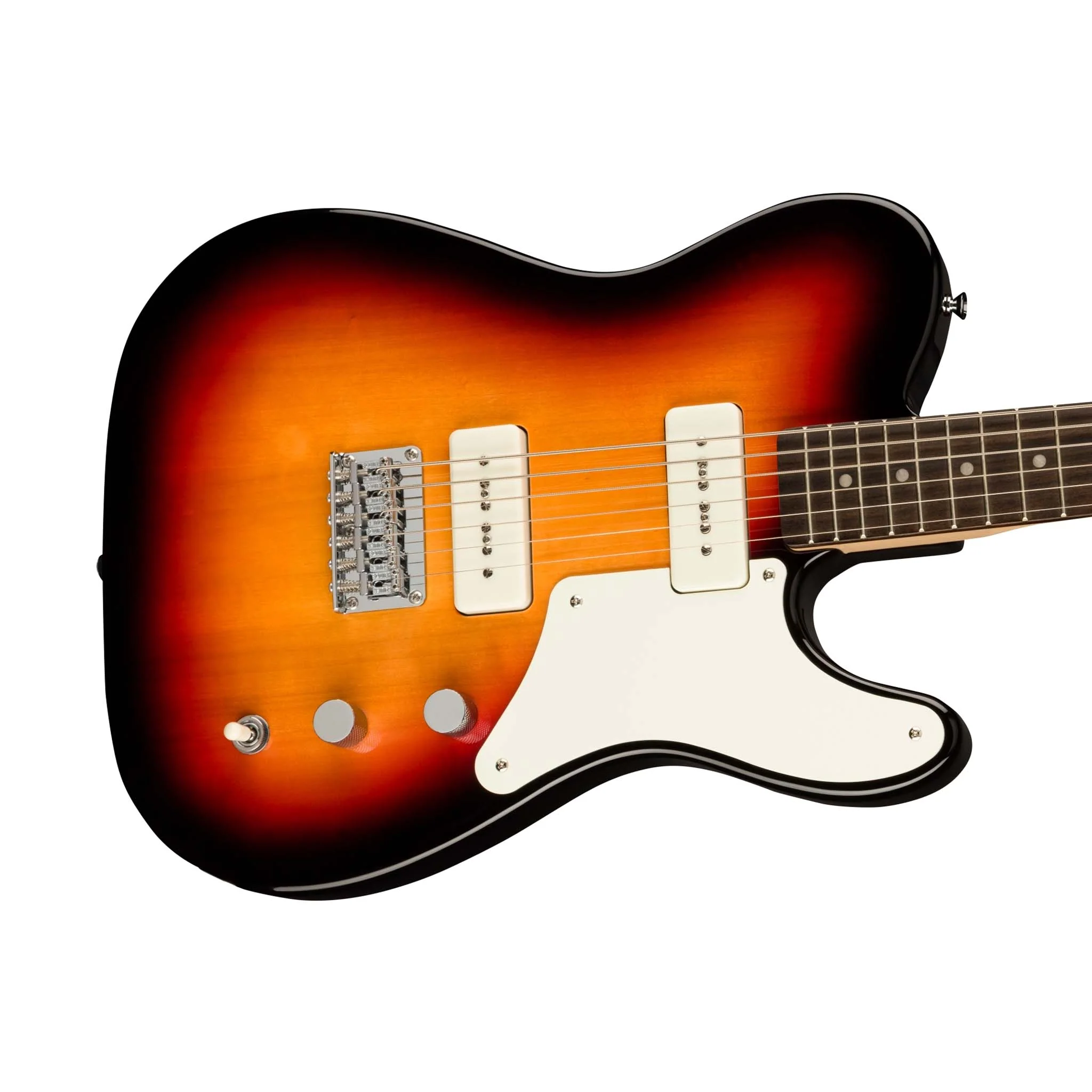 Squier Paranormal Series Baritone Cabronita Telecaster Electric Guitar, 3-Tone Sunburst - Image 5