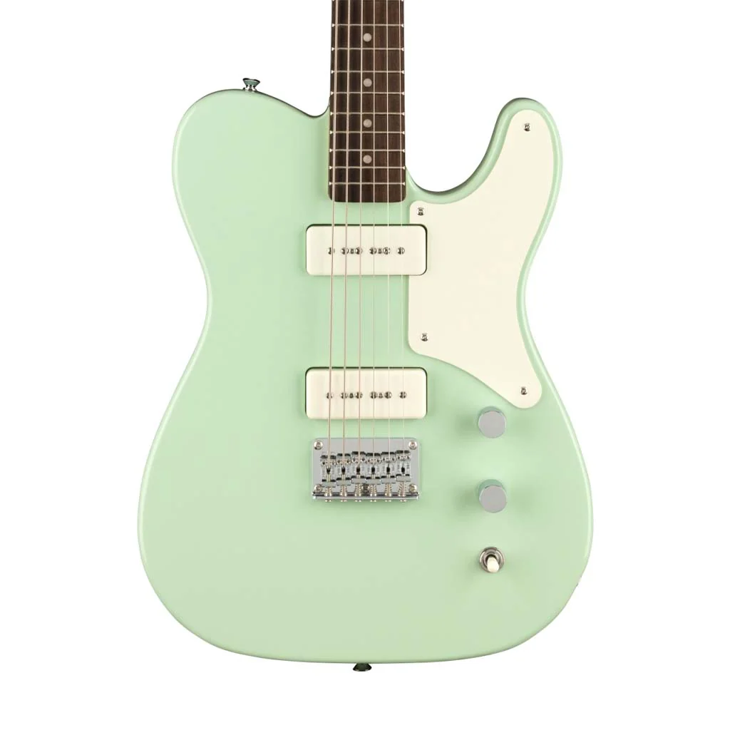 Squier Paranormal Series Baritone Cabronita Telecaster Electric Guitar, Seafoam Green - Image 3