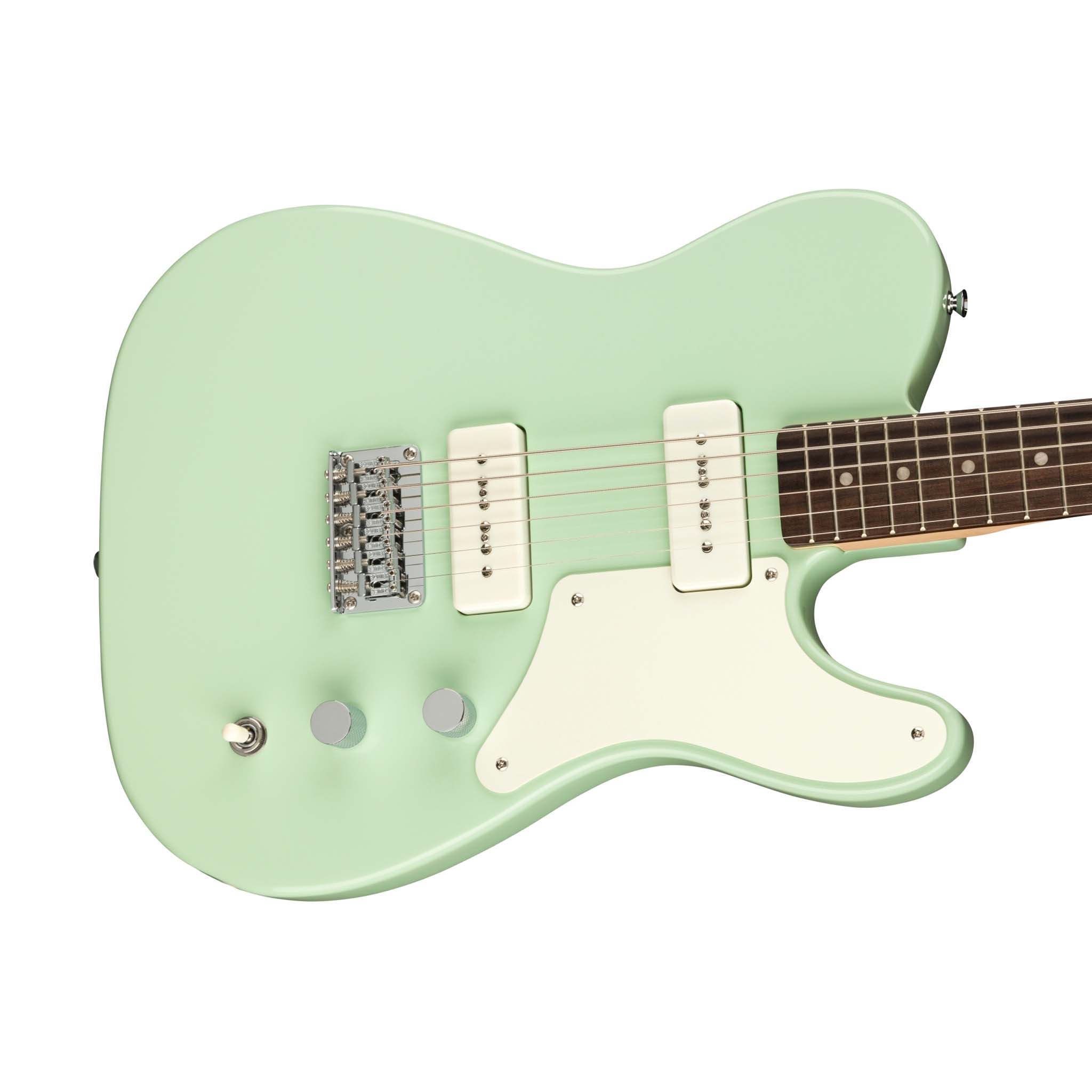 Squier Paranormal Series Baritone Cabronita Telecaster Electric Guitar, Seafoam Green - Image 5