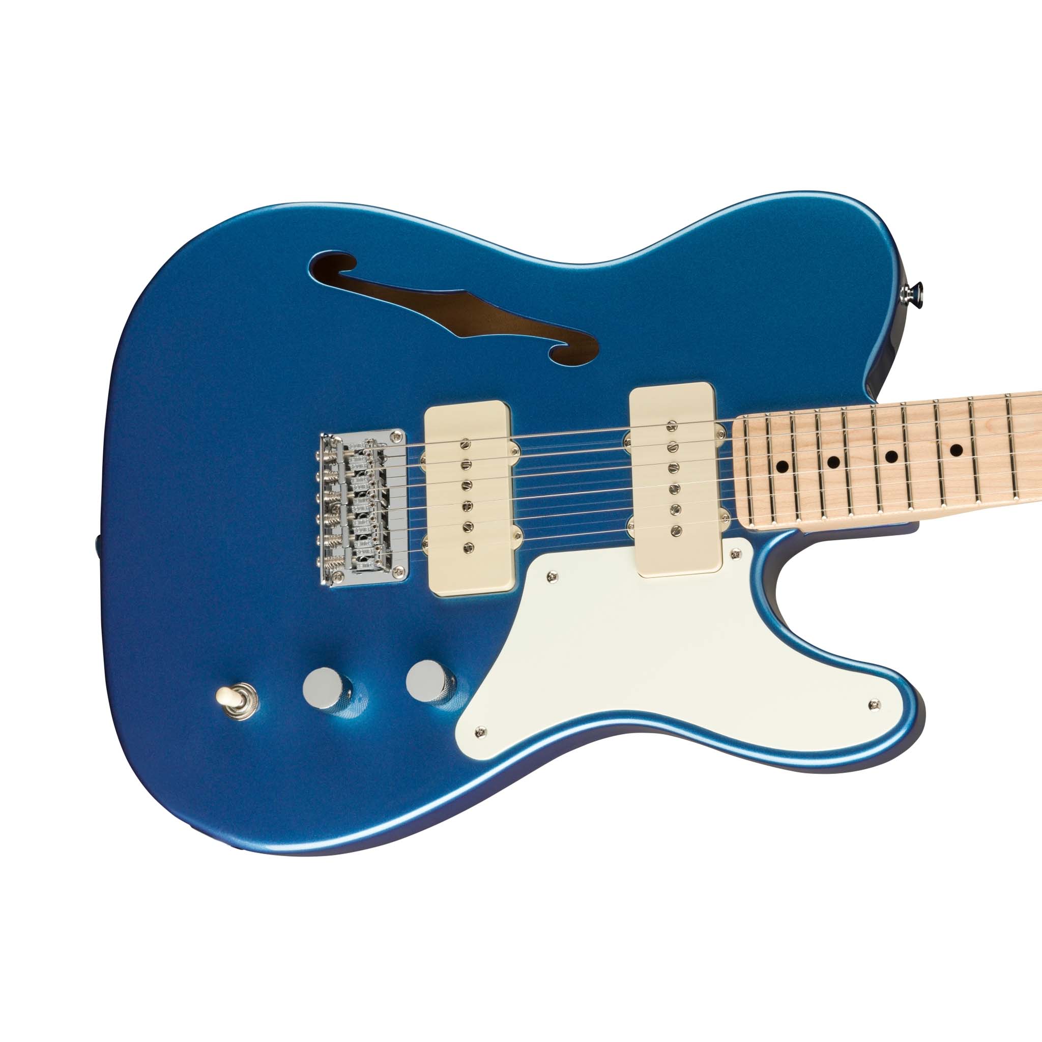 Squier Paranormal Series Cabronita Thinline Telecaster Electric Guitar, Lake Placid Blue - Image 5