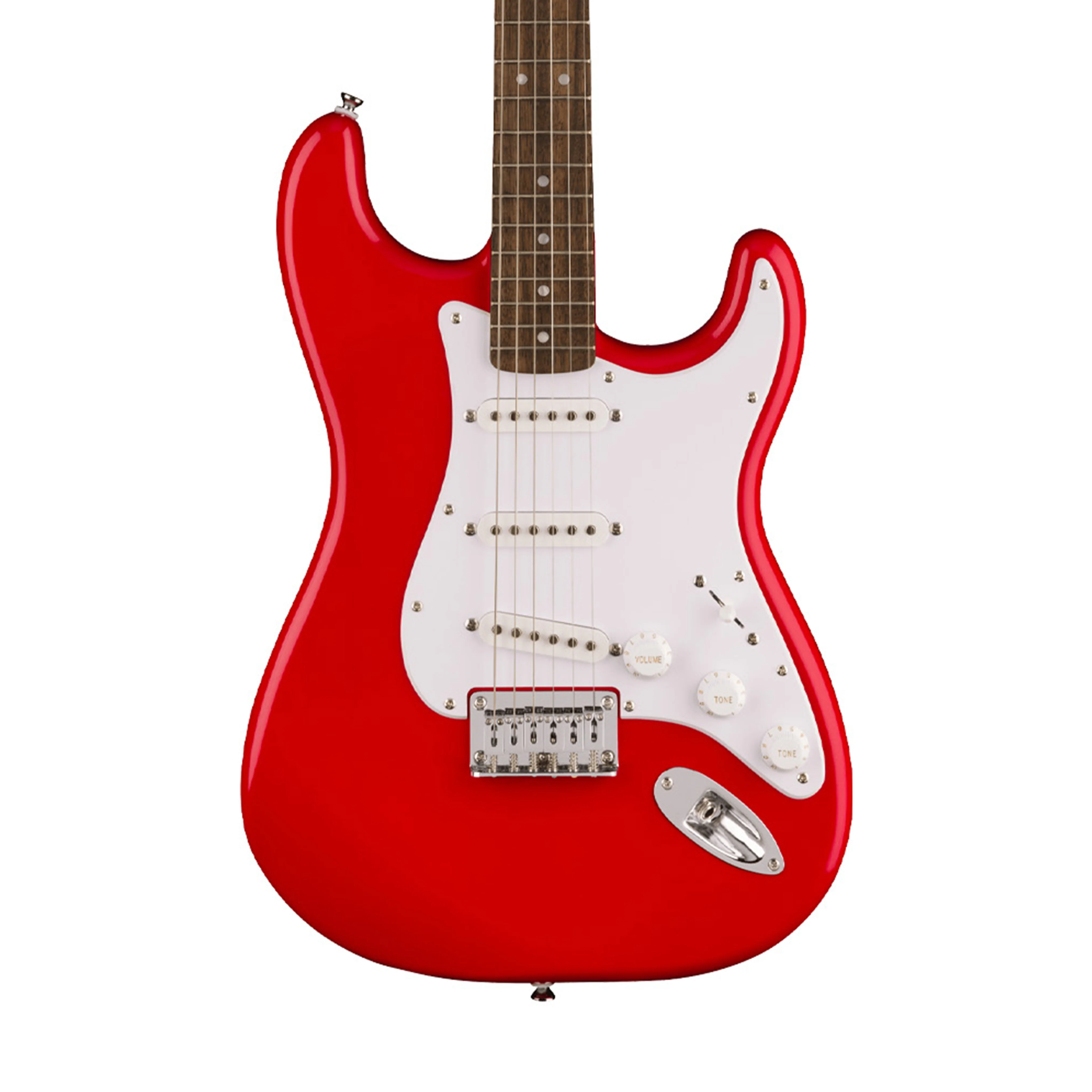 Squier Sonic Stratocaster HT Electric Guitar w/White Pickguard, Laurel FB, Torino Red w/ Fender Frontman 10G Bundle - Image 2