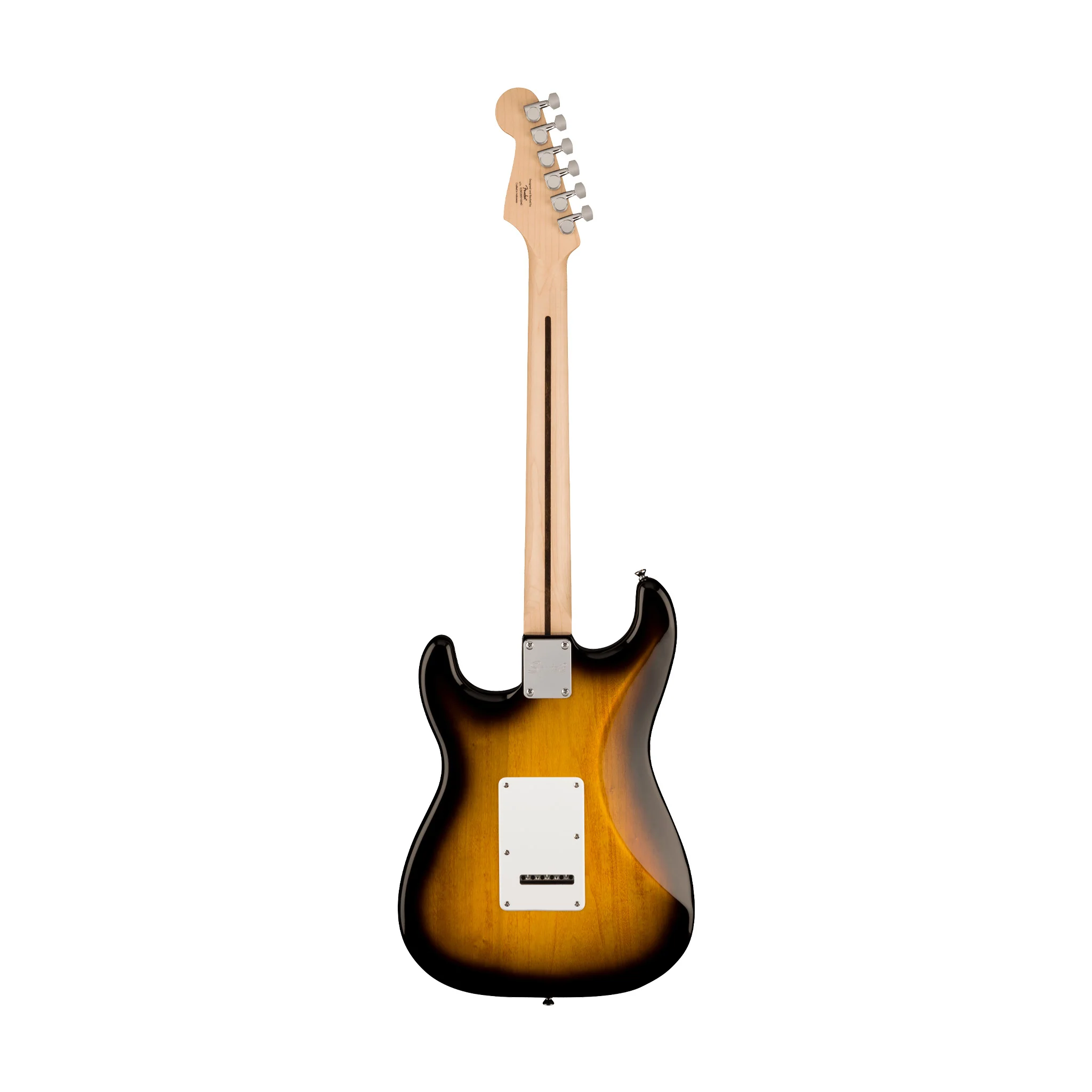 Squier Sonic Stratocaster Pack w/Gig Bag, Maple FB, 10G, 230V EU, 2-Color Sunburst - Image 5