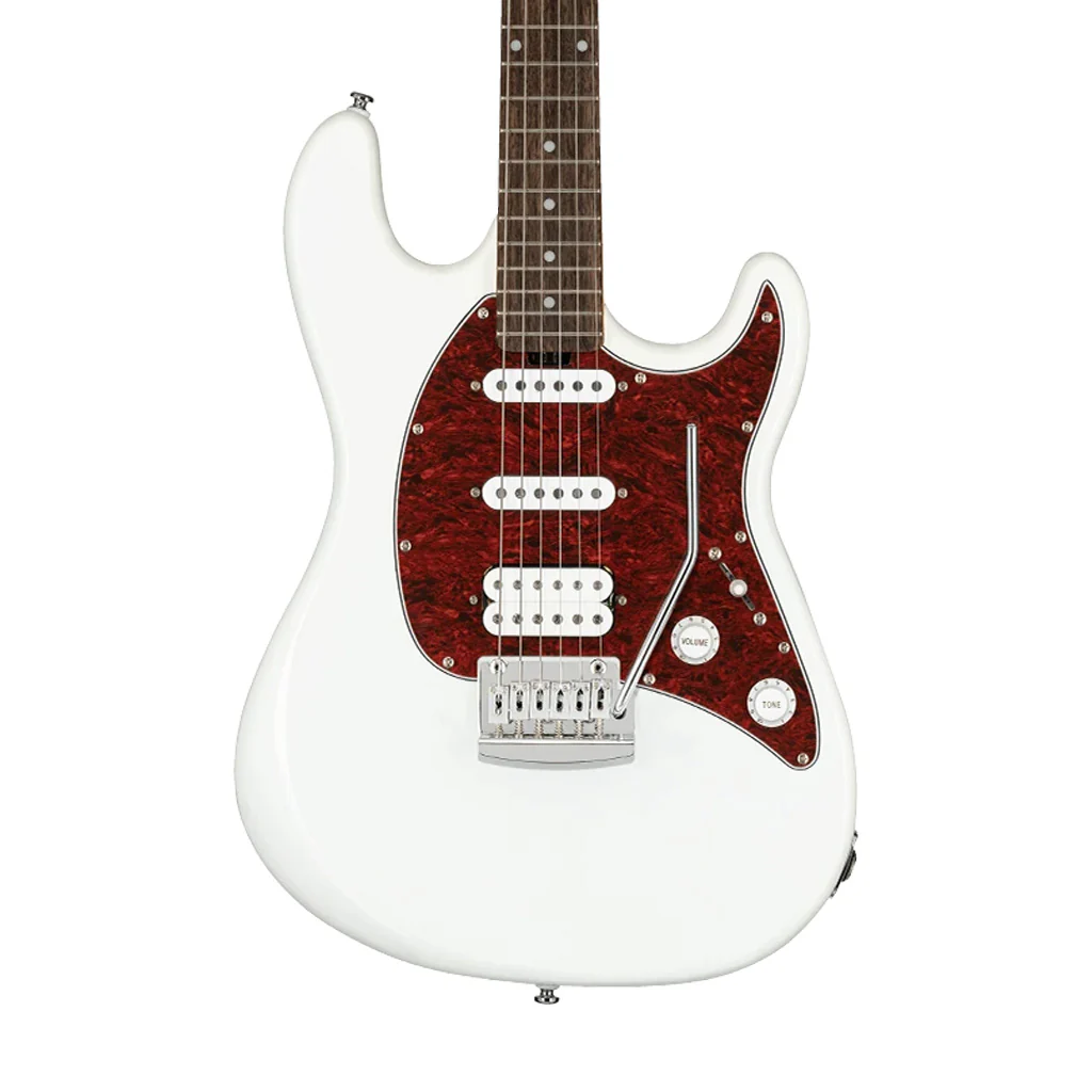 Sterling by Music Man CT30CHSS Cutlass Classic Electric Guitar, Olympic White - Image 2