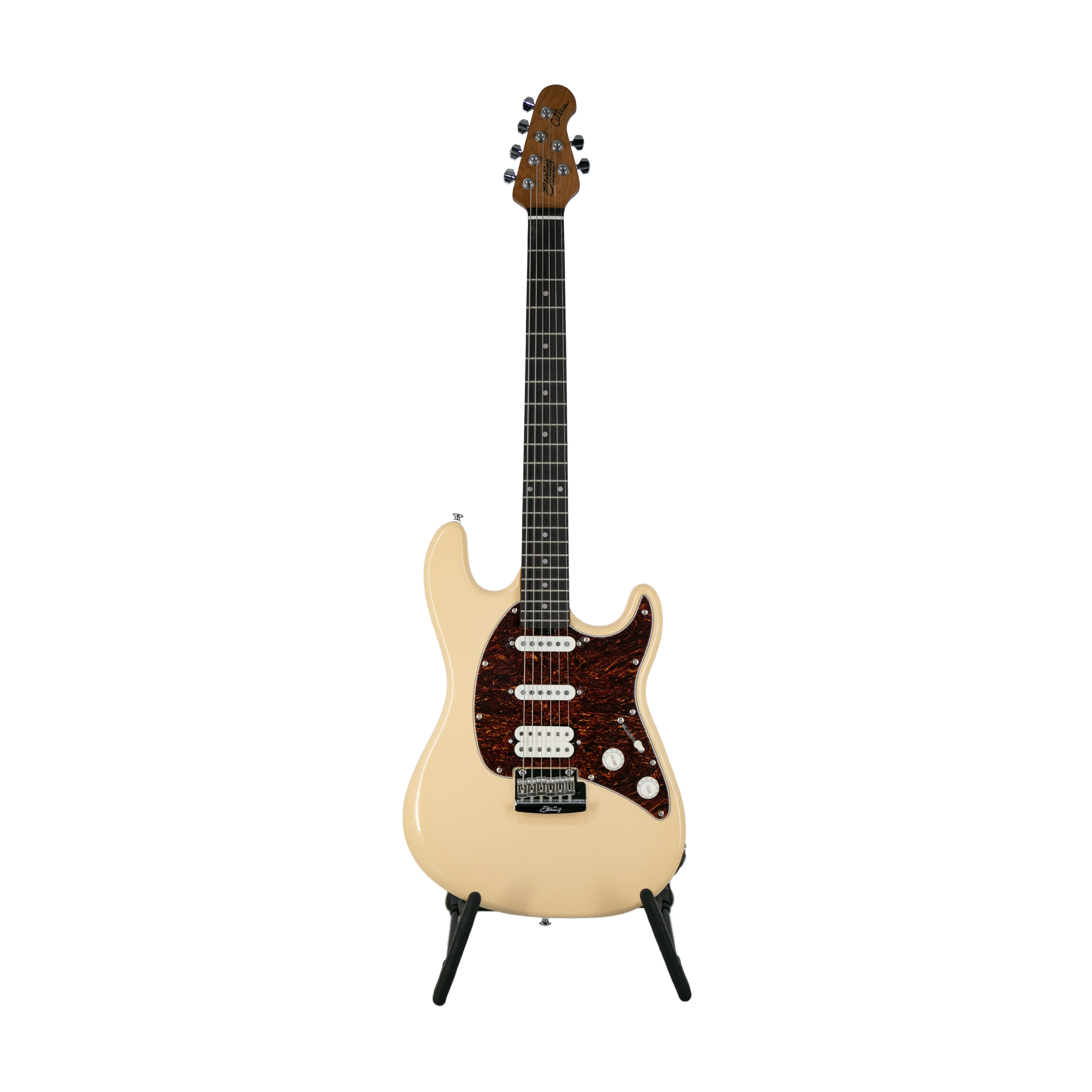 Sterling by Music Man CT50HSS Cutlass Electric Guitar, Buttermilk