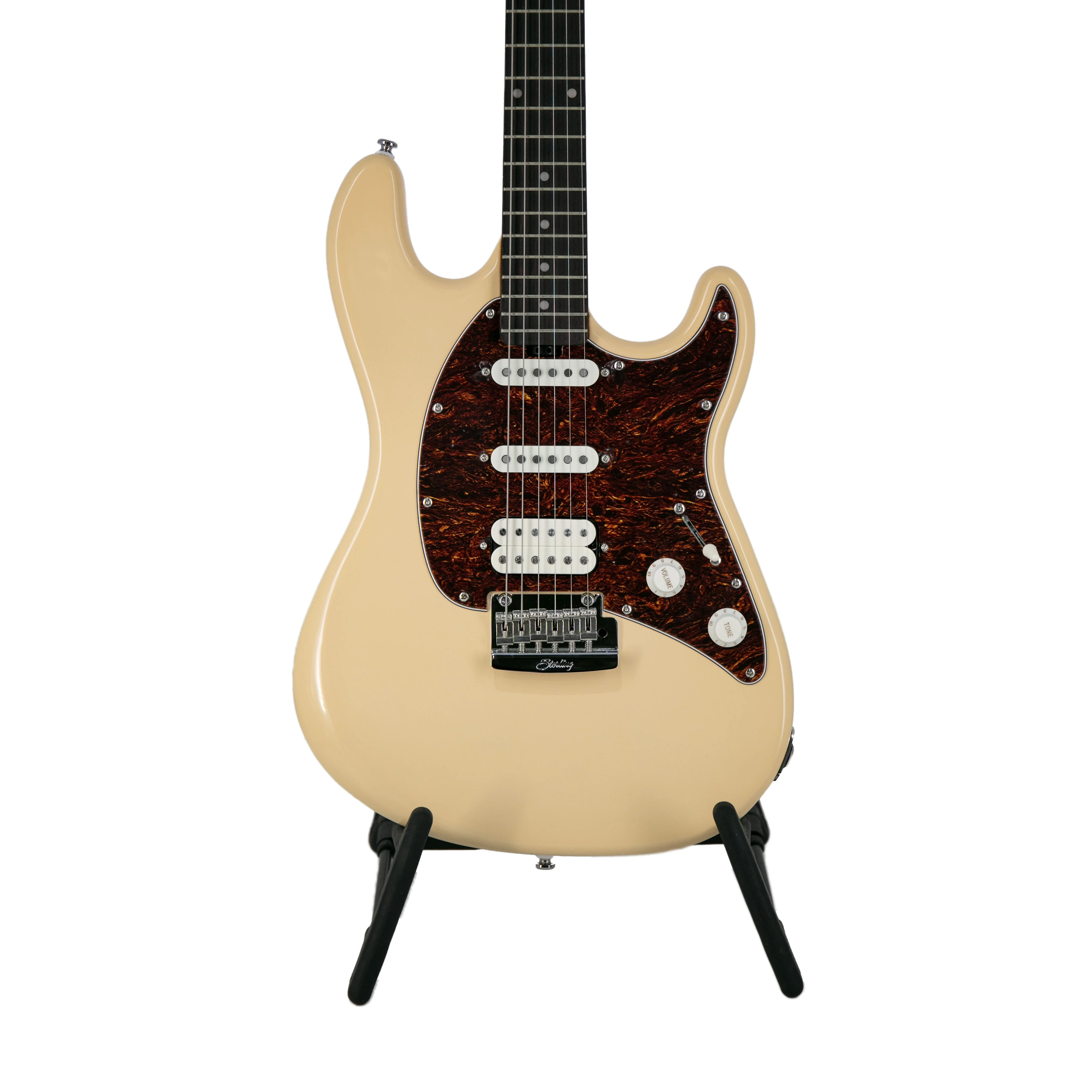 Sterling by Music Man CT50HSS Cutlass Electric Guitar, Buttermilk - Image 3