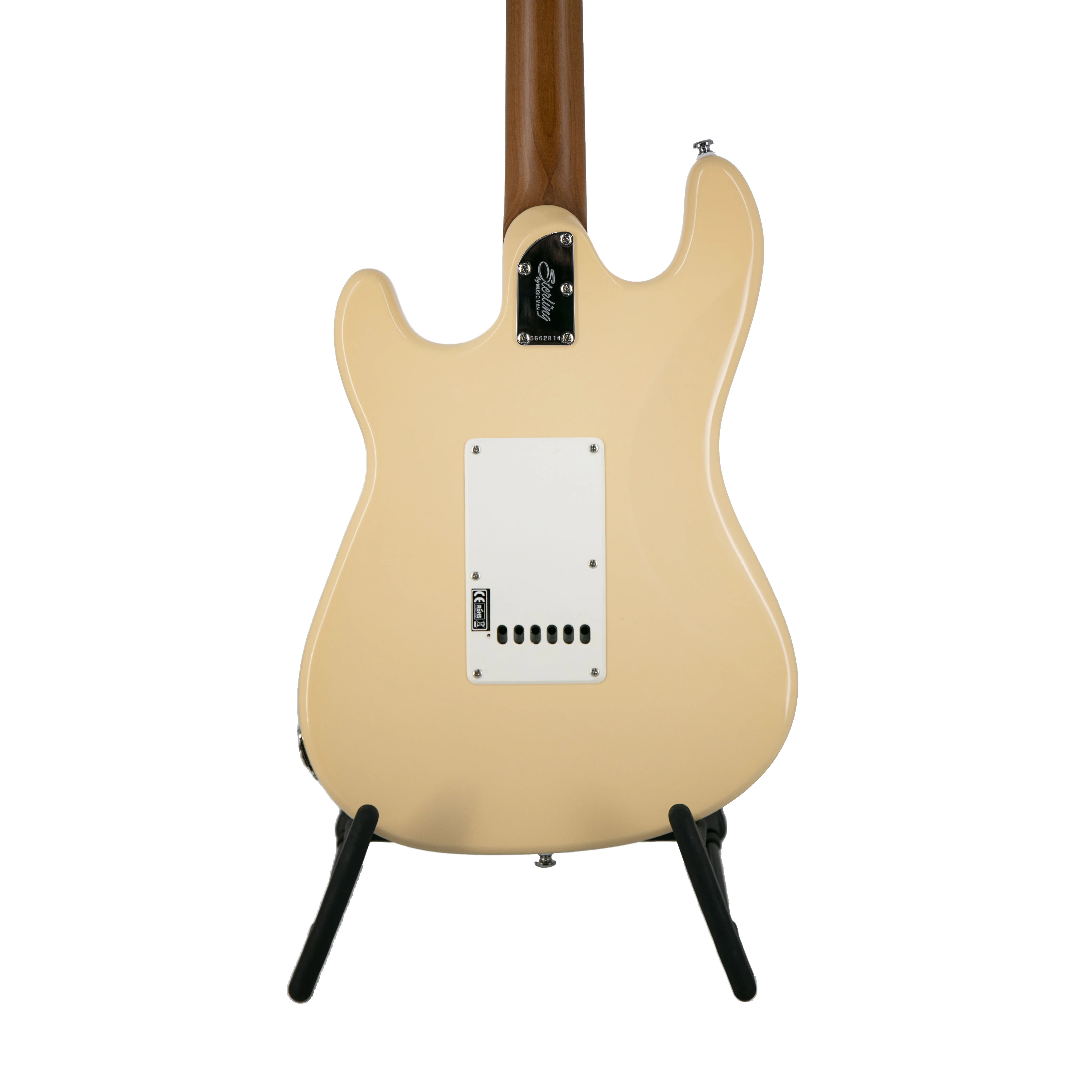 Sterling by Music Man CT50HSS Cutlass Electric Guitar, Buttermilk - Image 4
