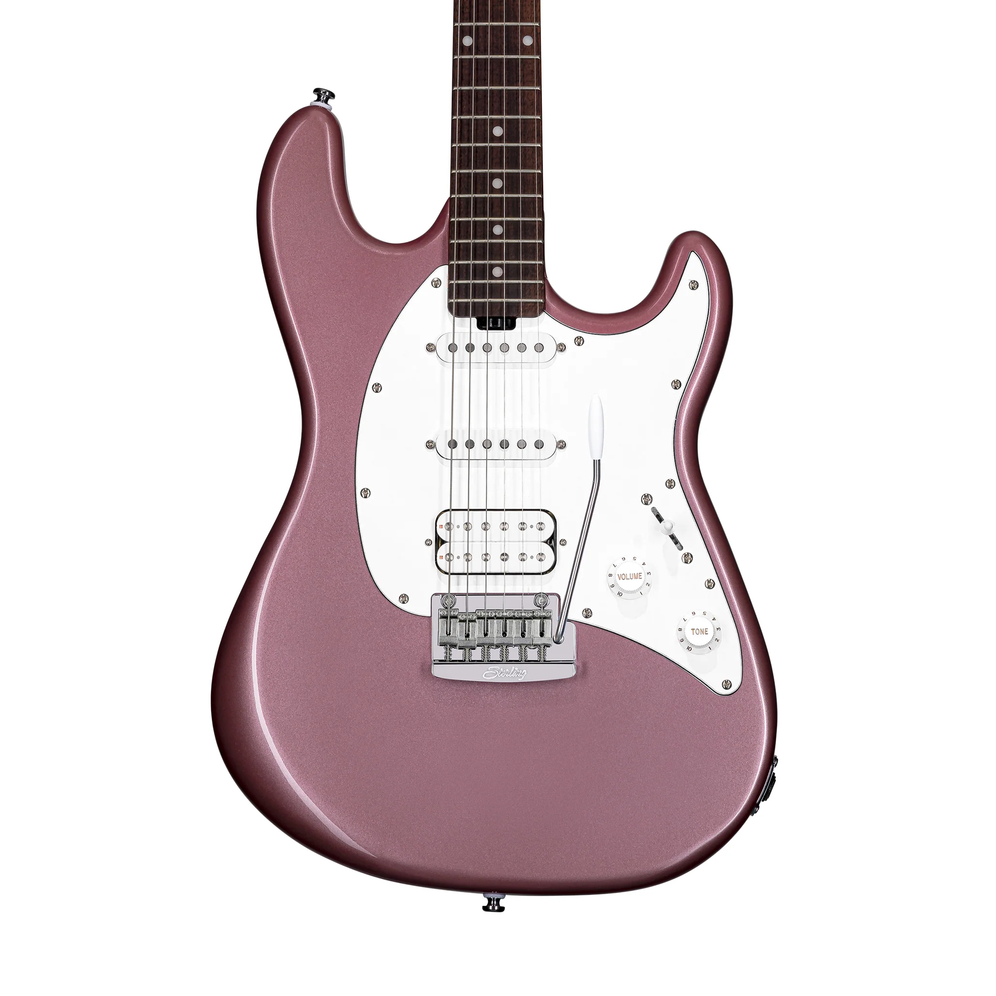 Sterling by Music Man CT50HSS Cutlass Electric Guitar, Rose Gold - Image 3