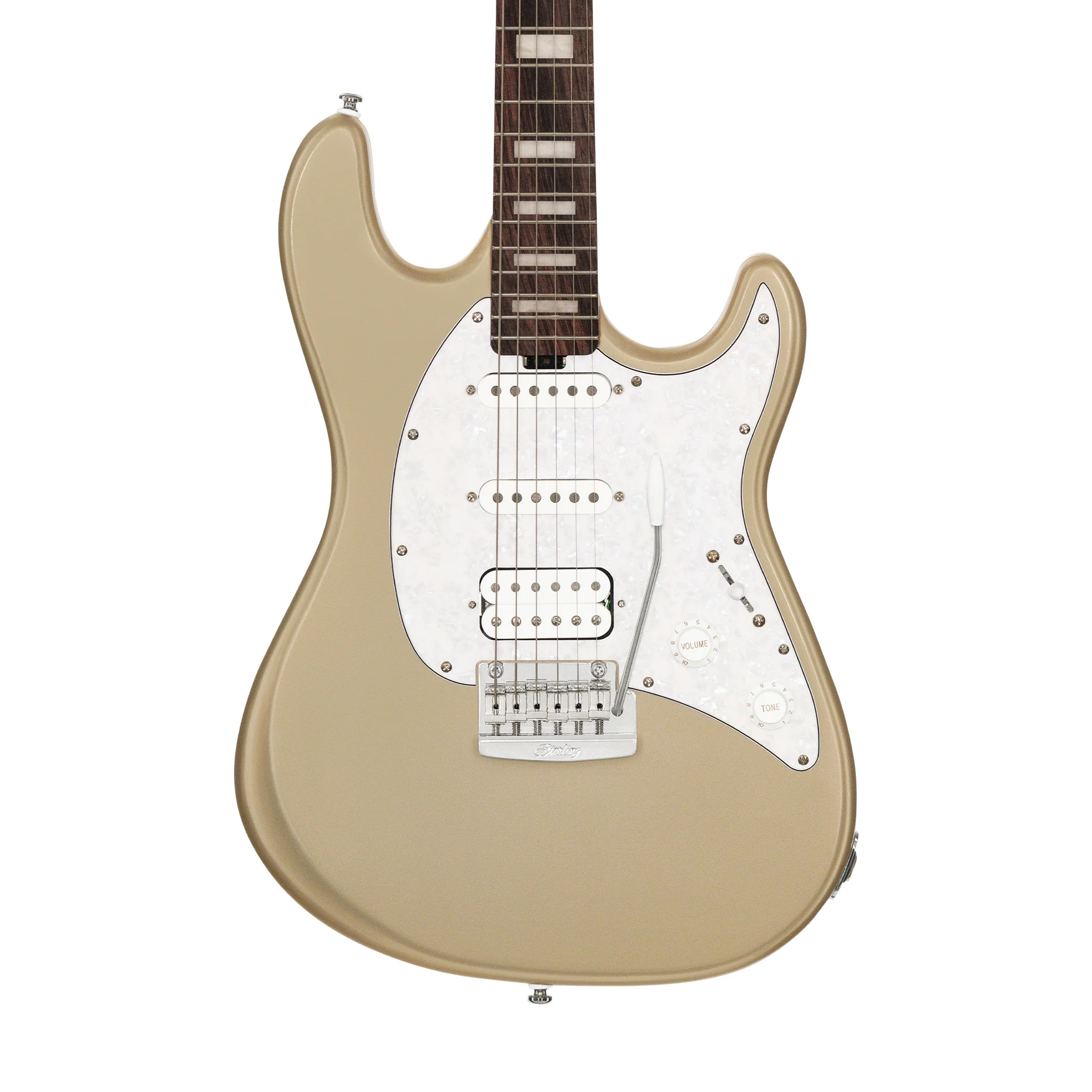 Sterling by Music Man CT50XHSS Cutlass Plus HSS Electric Guitar, Cashmere - Image 3