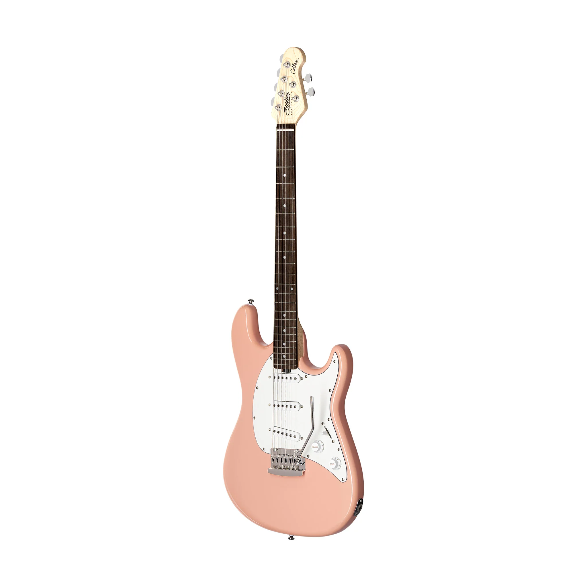 Sterling by Music Man Cutlass CT30SSS Electric Guitar, Laurel FB, Pueblo Pink - Image 3