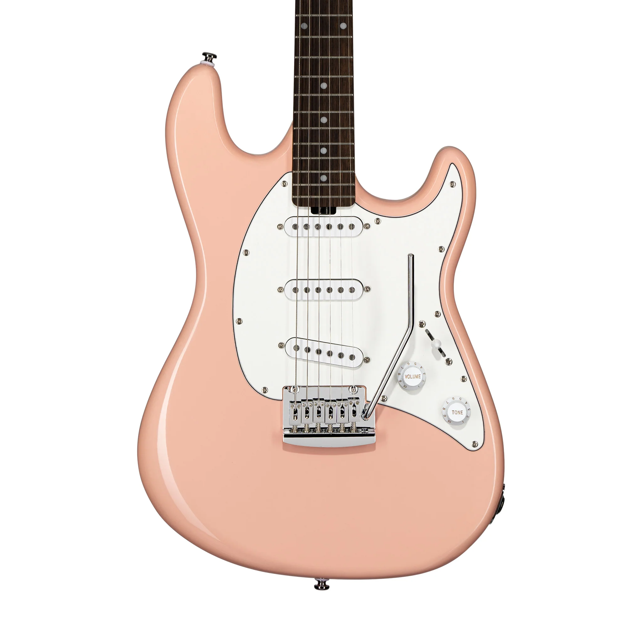Sterling by Music Man Cutlass CT30SSS Electric Guitar, Laurel FB, Pueblo Pink - Image 4