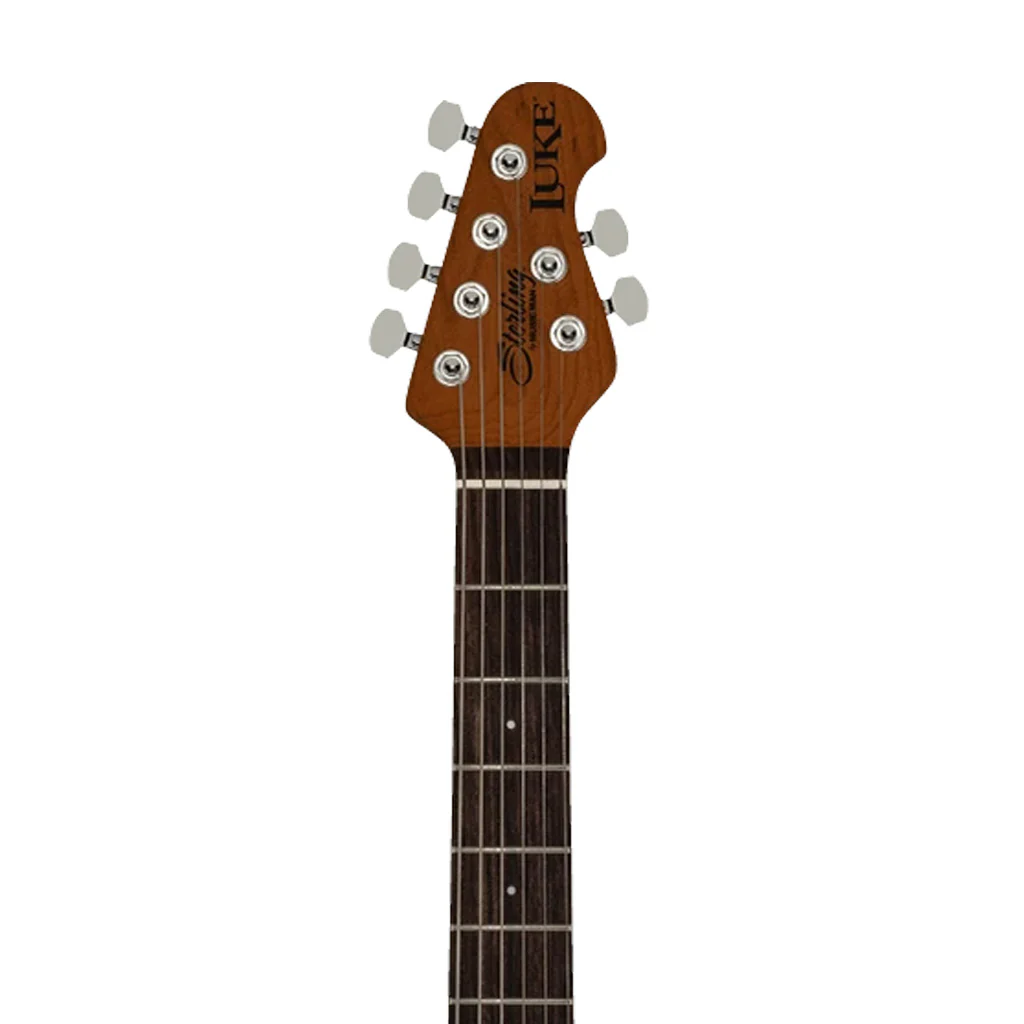 Sterling by Music Man LK100 Steve Lukather Signature Electric Guitar, Bohdi Blue - Image 3