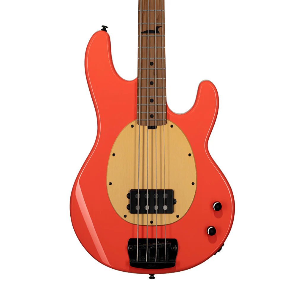 Sterling By Music Man Pete Wentz Signature StingRay Bass Guitar, Fiesta Red - Image 2