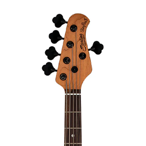 Sterling by Music Man Ray35 5-String Bass Guitar, Purple Sparkle - Image 3