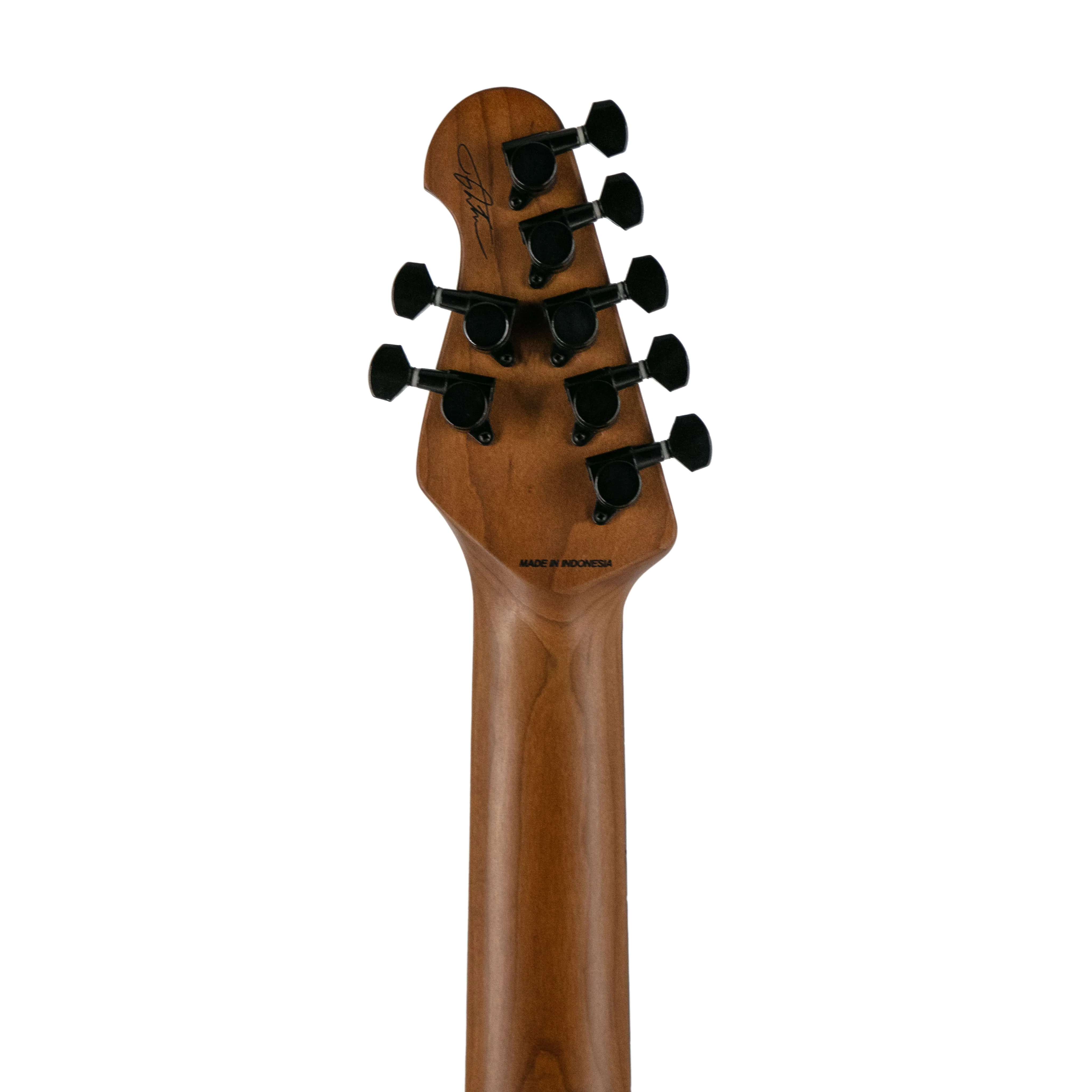 Sterling by Music Man Richardson Cutlass Signature 7-String Electric Guitar, Natural Poplar Burl Burst, SB1XXXX - Image 9