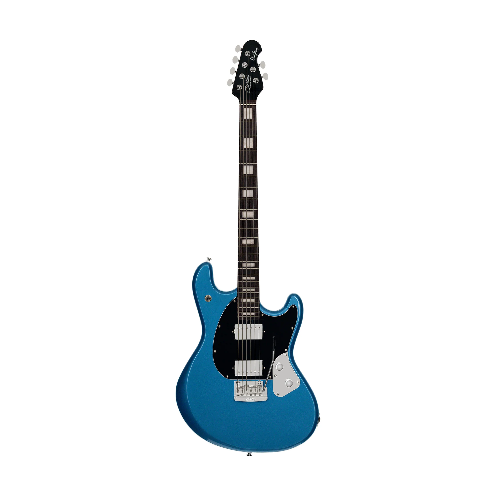 Sterling by Music Man SR50 StingRay Baritone Guitar, Toluca Lake Blue