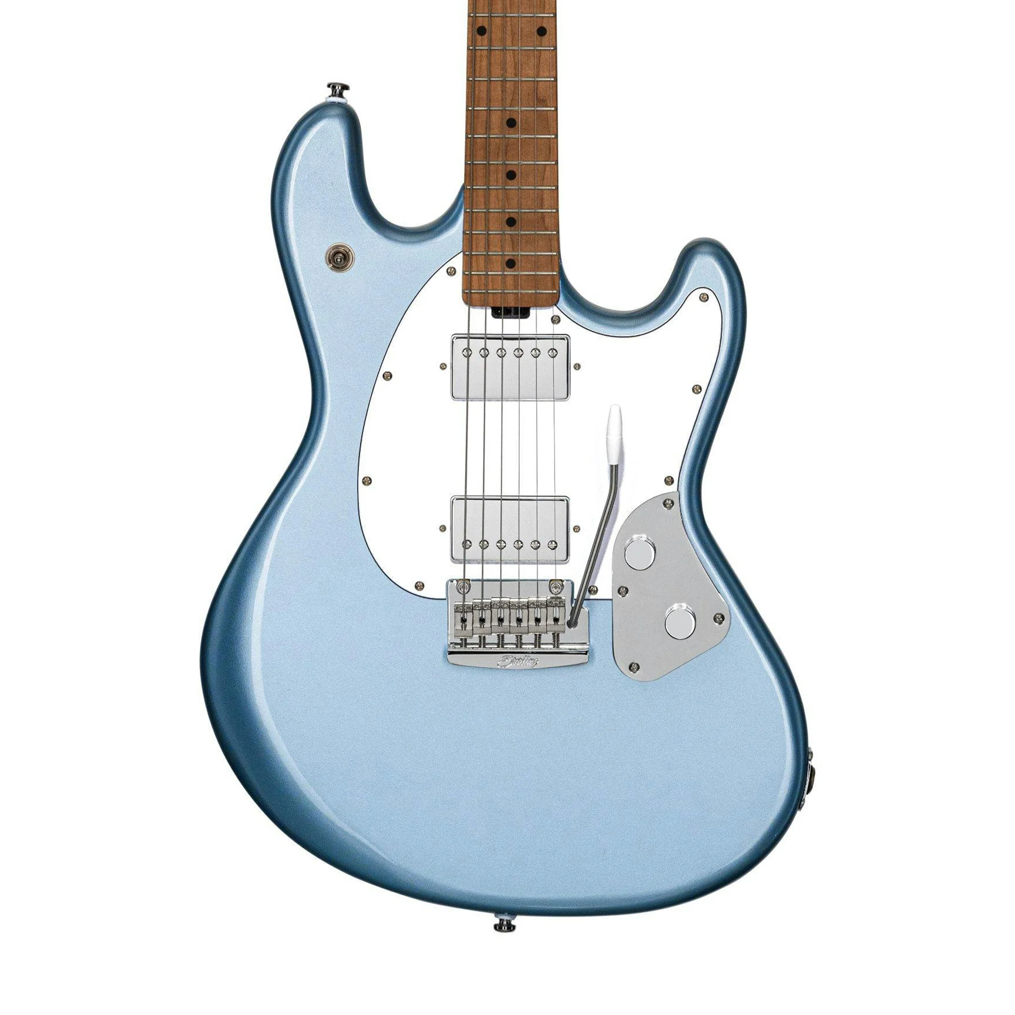 Sterling by Music Man SR50 Stingray Electric Guitar, Firemist Silver - Image 3