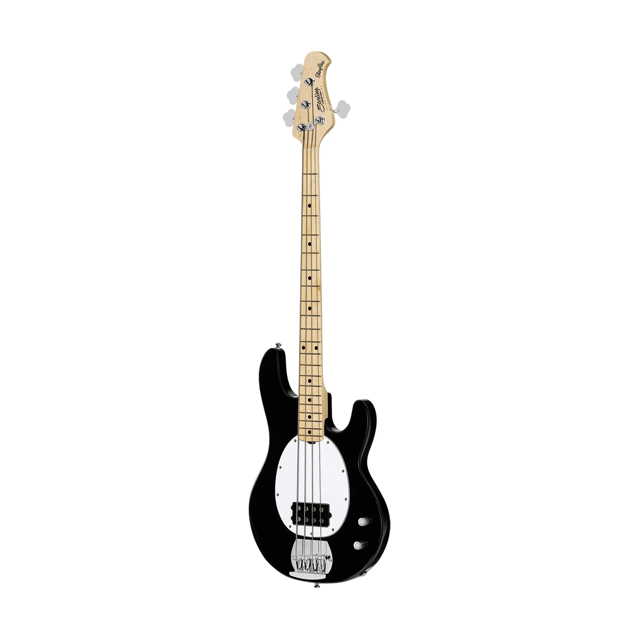 Sterling By Music Man StingRay RAY2 Electric Bass Guitar, Maple FB, Black - Image 3
