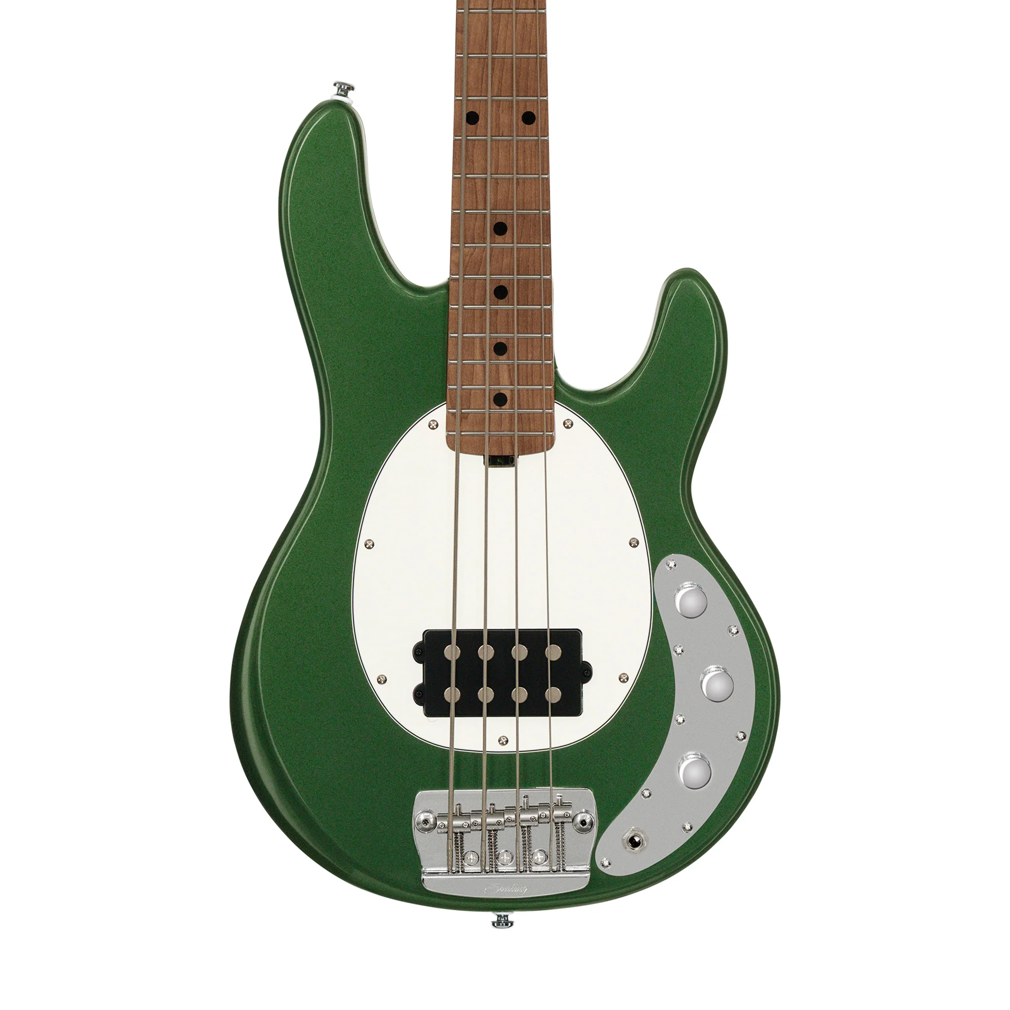 Sterling by Music Man StingRay Short Scale 4-String Electric Bass Guitar, Charging Green - Image 3