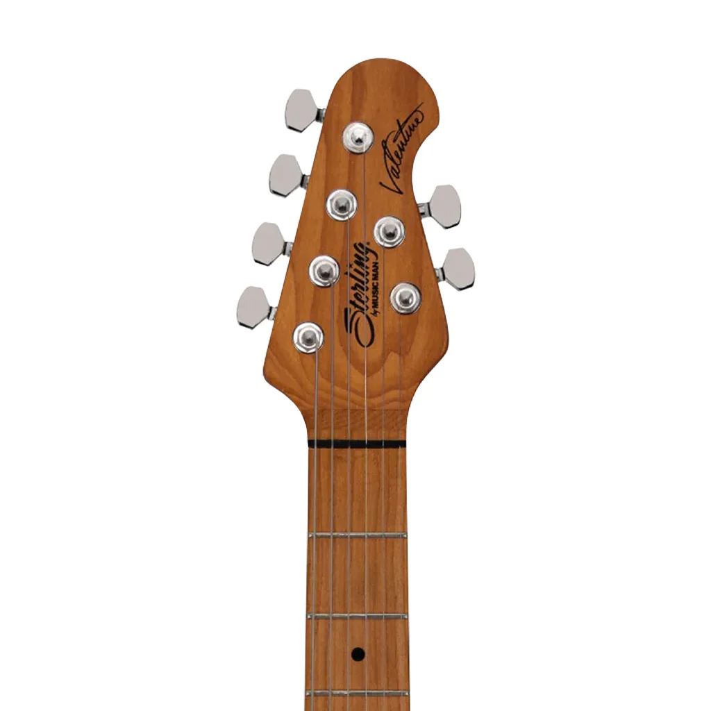 Sterling by Music Man Valentine Chambered Signature Electric Guitar w/Bigsby Bridge, Butterscotch - Image 5