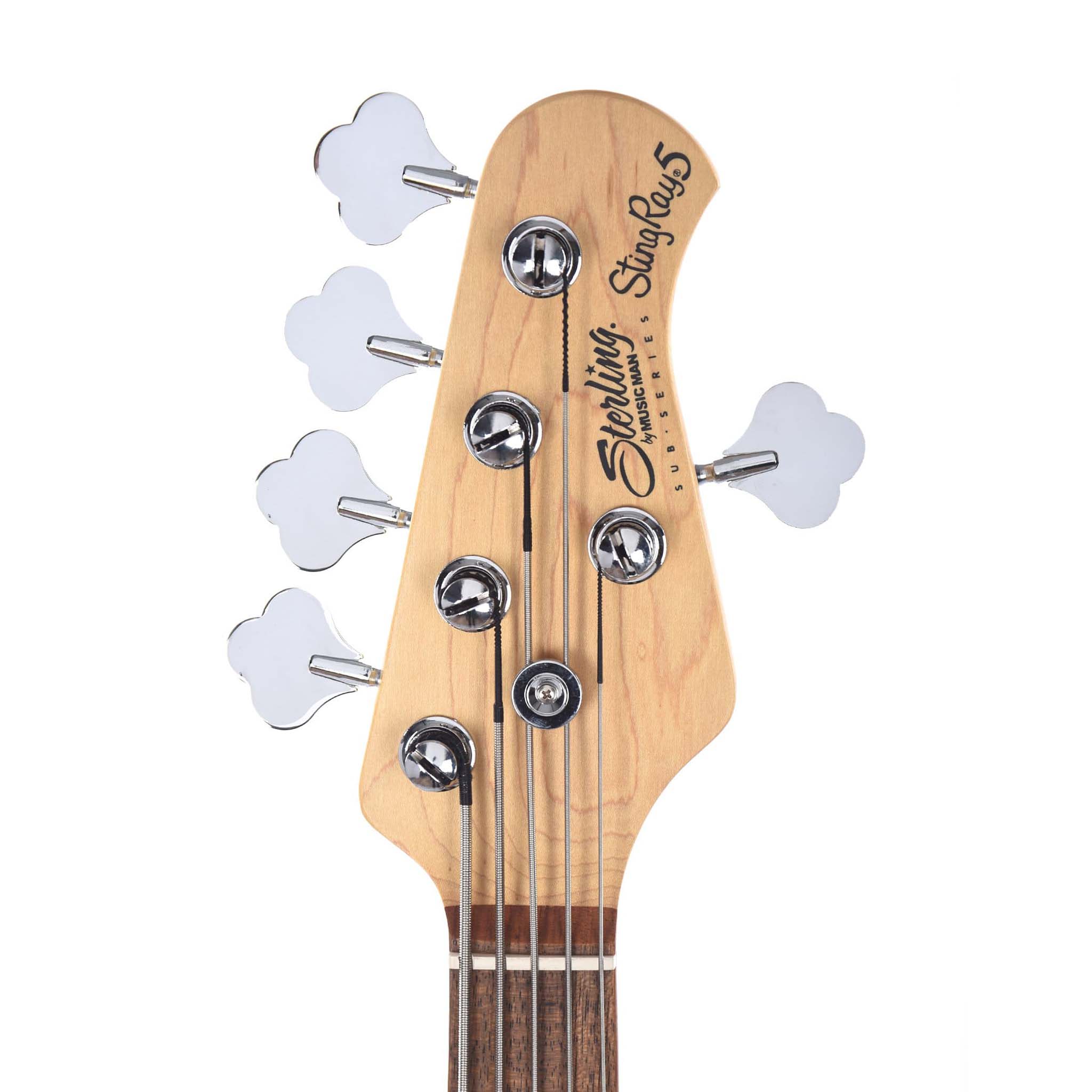 Sterling S.U.B Series RAY5 5-String Electric Bass Guitar, RW Neck, Walnut Satin - Image 4