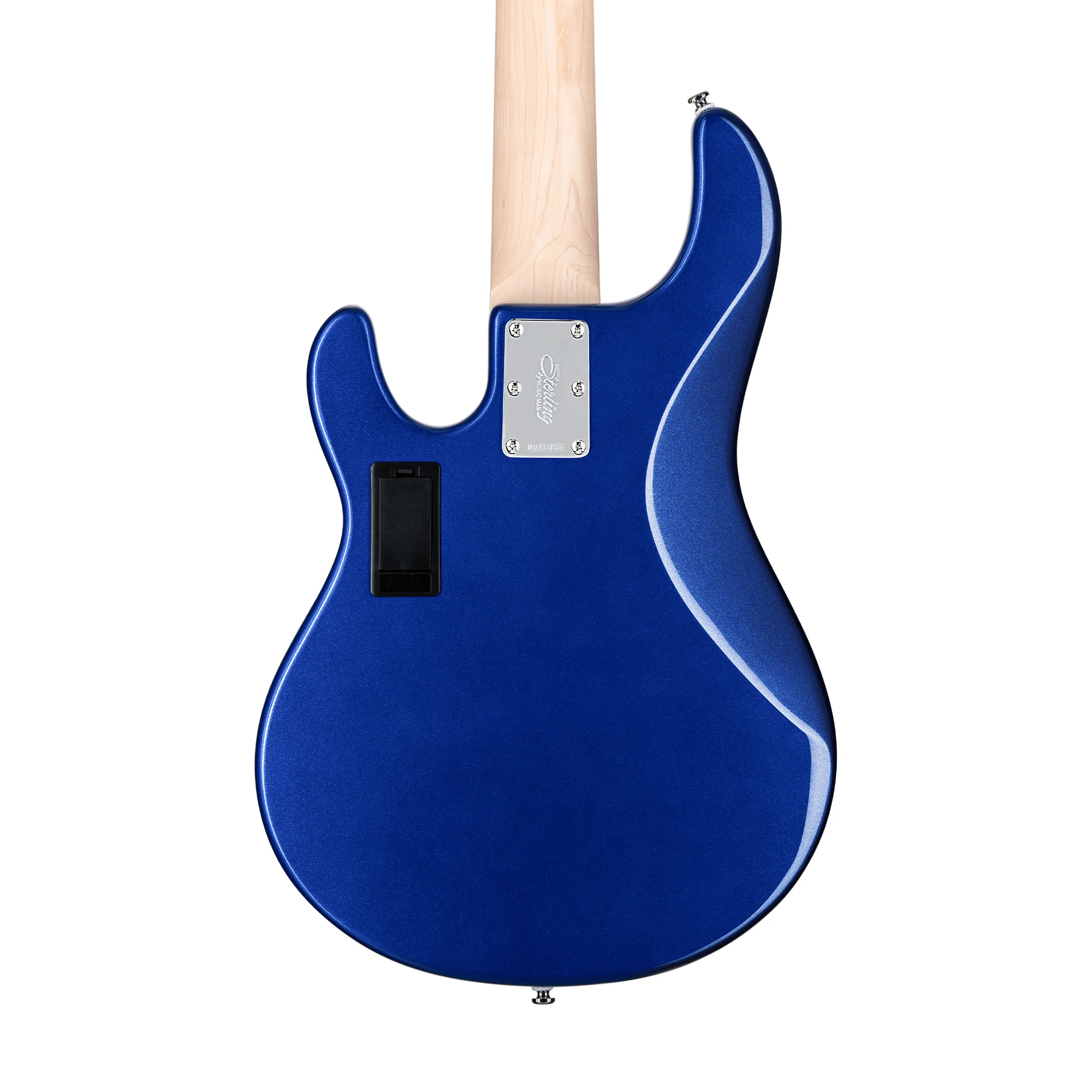 Sterling S.U.B Series Ray5 HH 5-String Electric Bass Guitar, Cobra Blue - Image 5