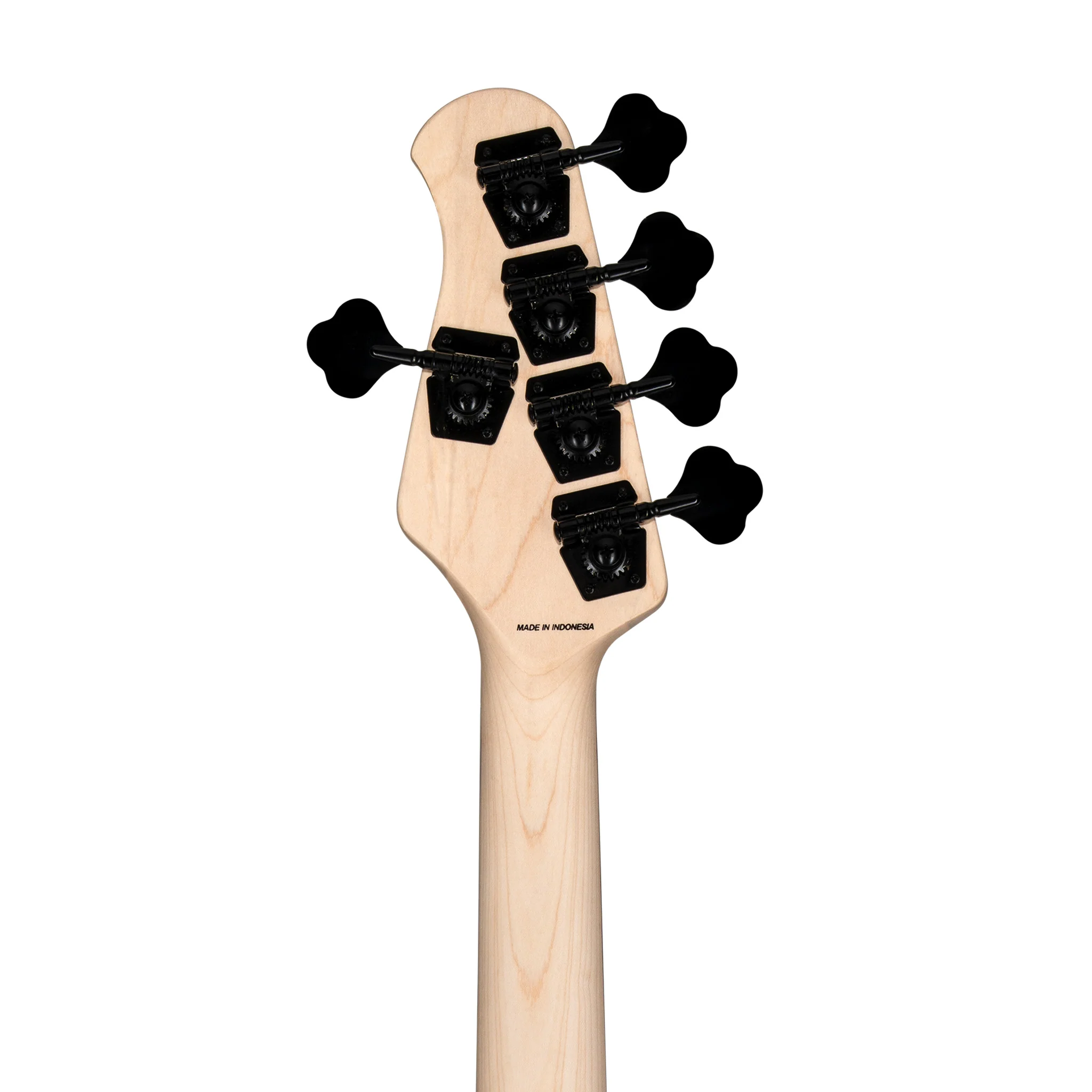 Sterling S.U.B Series Ray5 HH 5-String Electric Bass Guitar, Jatoba FB, Stealth Black - Image 7