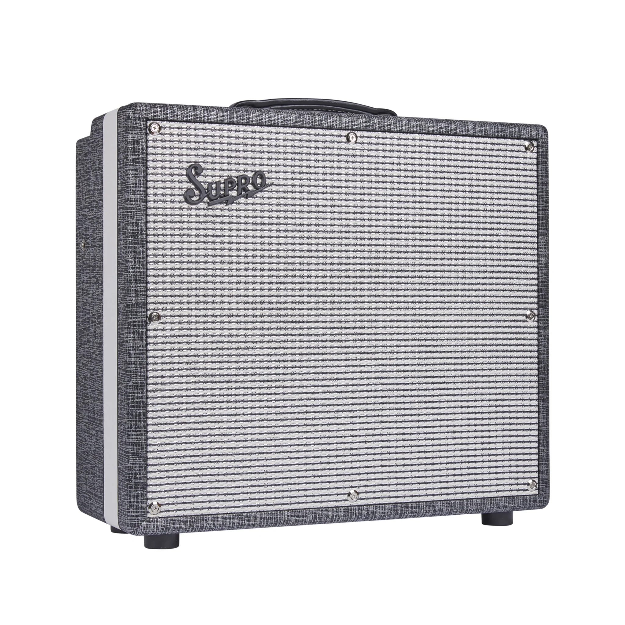 Supro 1696RT Magick Reverb 1x12 inch Guitar Combo Amplifier, Black - Image 2
