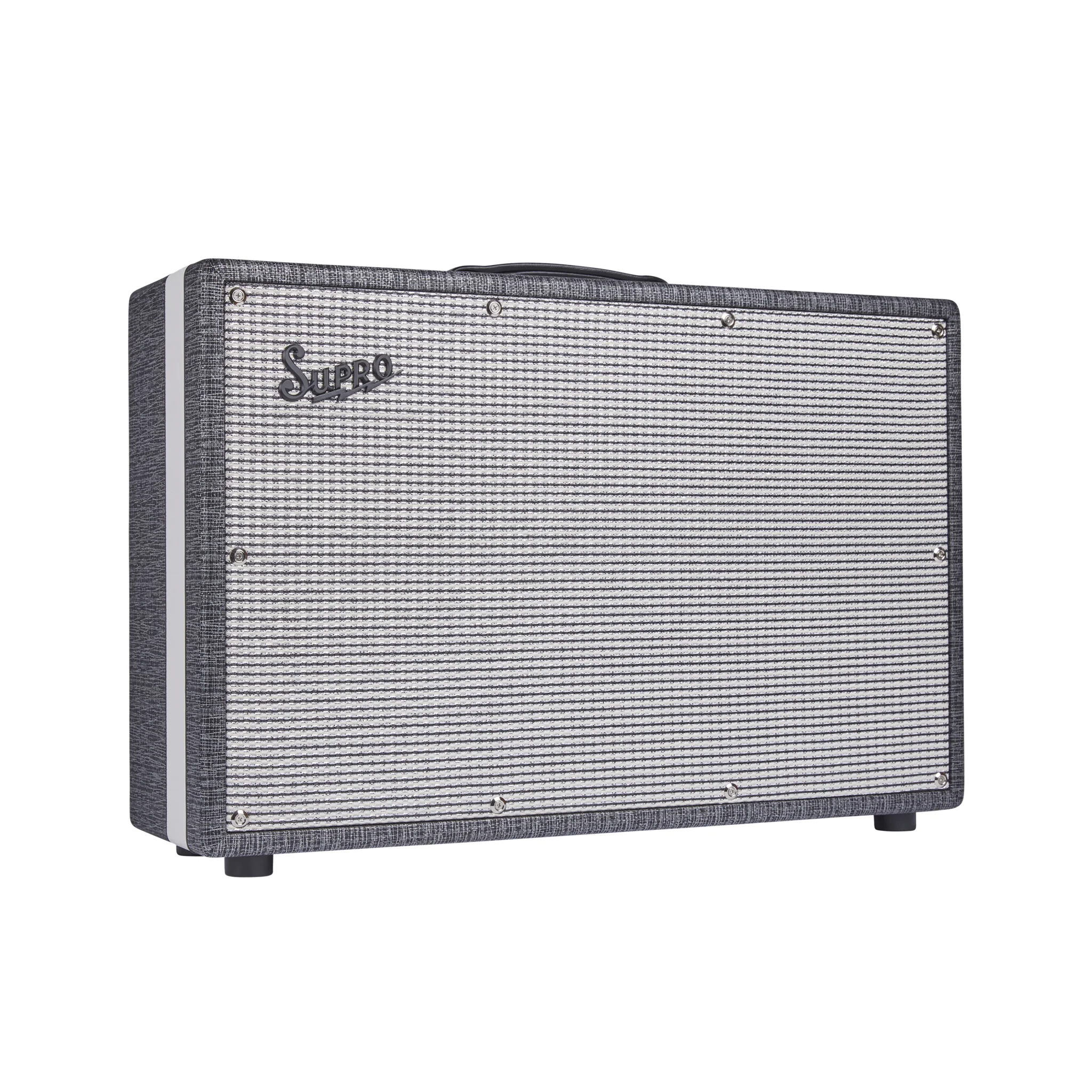 Supro 1799 Magick 2x12 inch Guitar Extension Cabinet, Black - Image 2