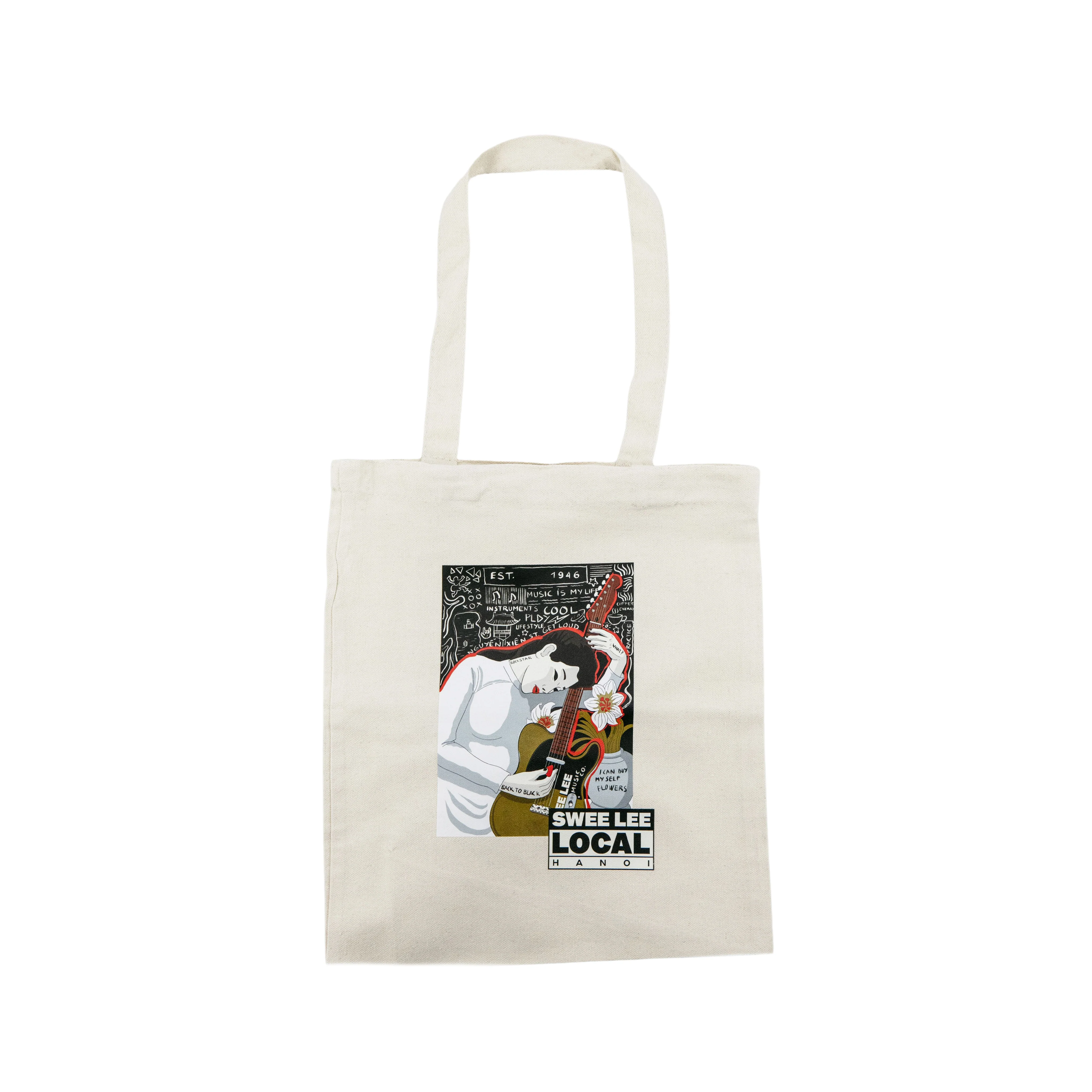Swee Lee Local Hanoi A4 Tote Bag, Natural
