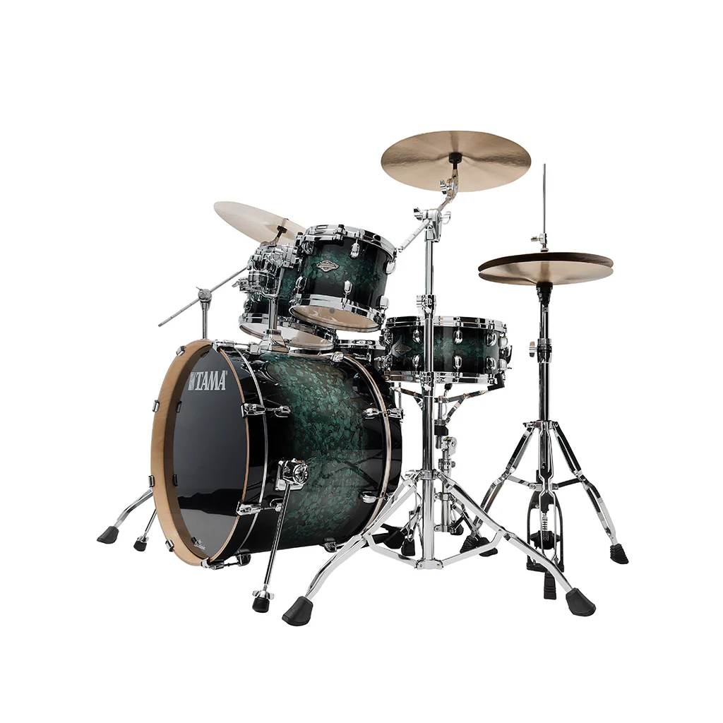 TAMA MBS42S Starclassic Performer 4-Piece Drum Shell Kit, Molten Steel Blue Burst - Image 2