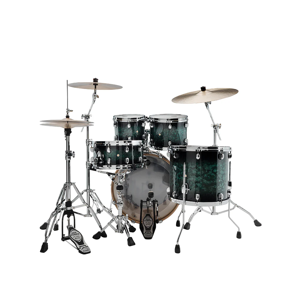 TAMA MBS42S Starclassic Performer 4-Piece Drum Shell Kit, Molten Steel Blue Burst - Image 3