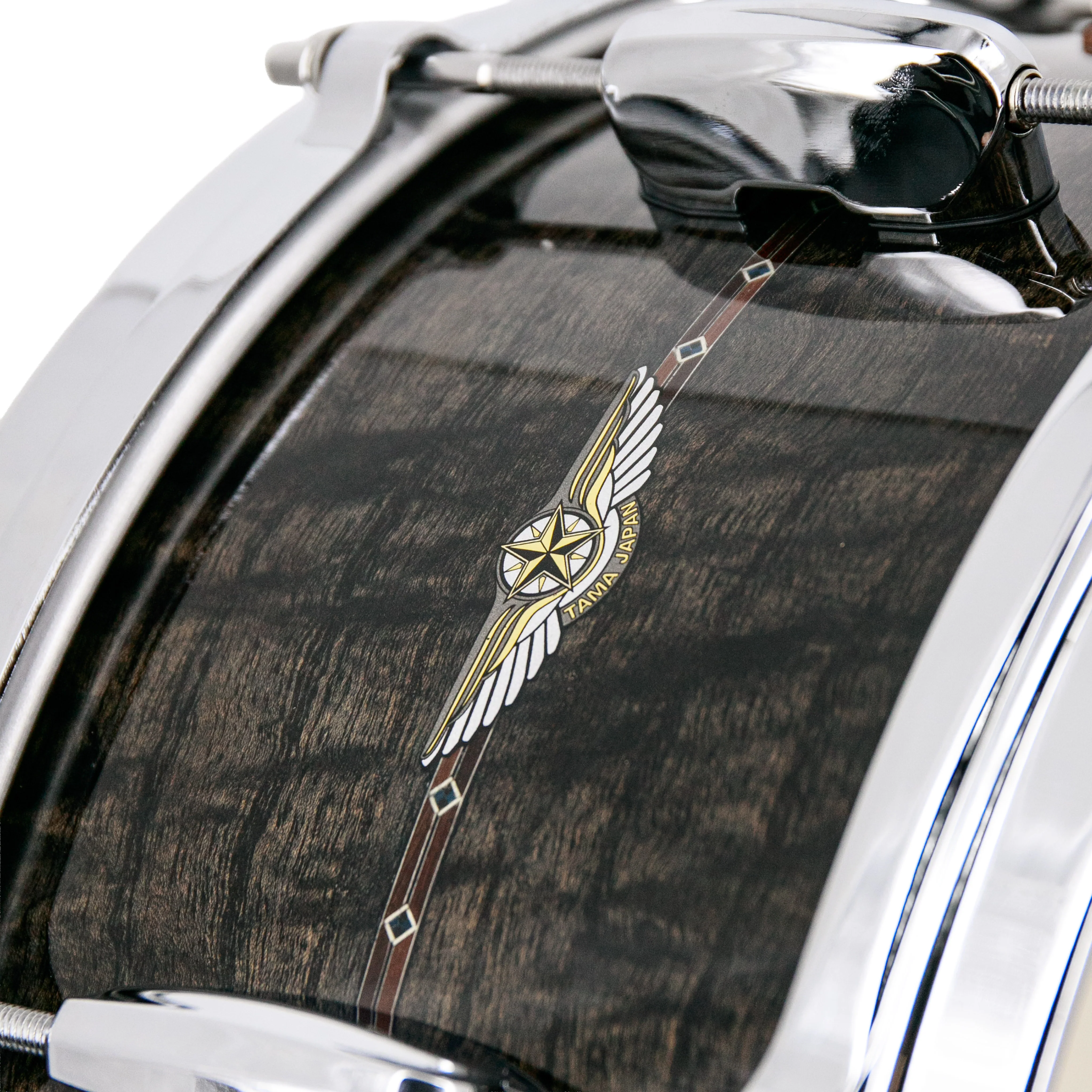 TAMA TMS1465S-CBP 14x6.5inch Star Maple Snare Drum, Charcoal Brown Paraiso - Image 5