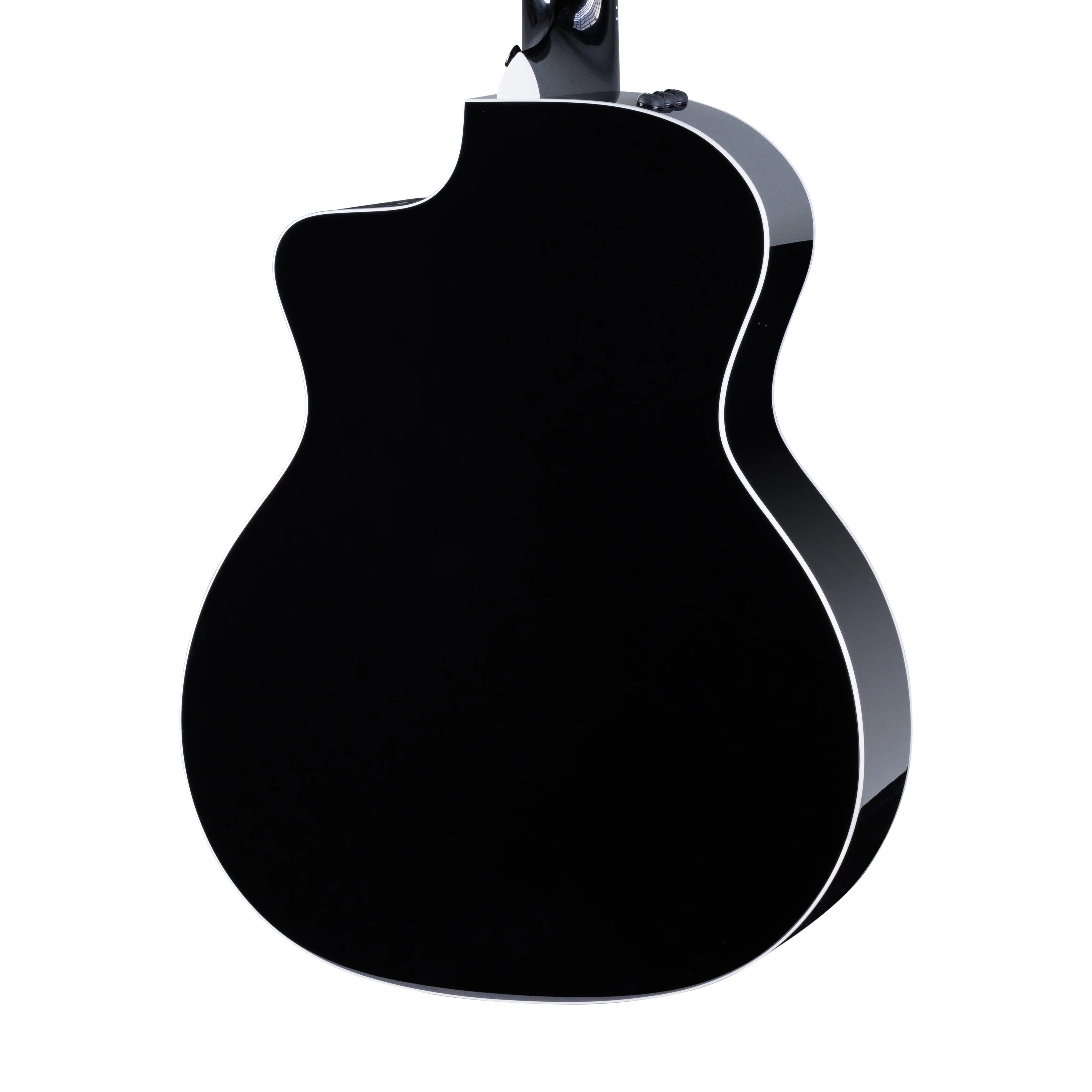 Taylor 214ce-N DLX Special Edition Grand Auditorium Nylon-String Acoustic Guitar w/Bag, Black - Image 4
